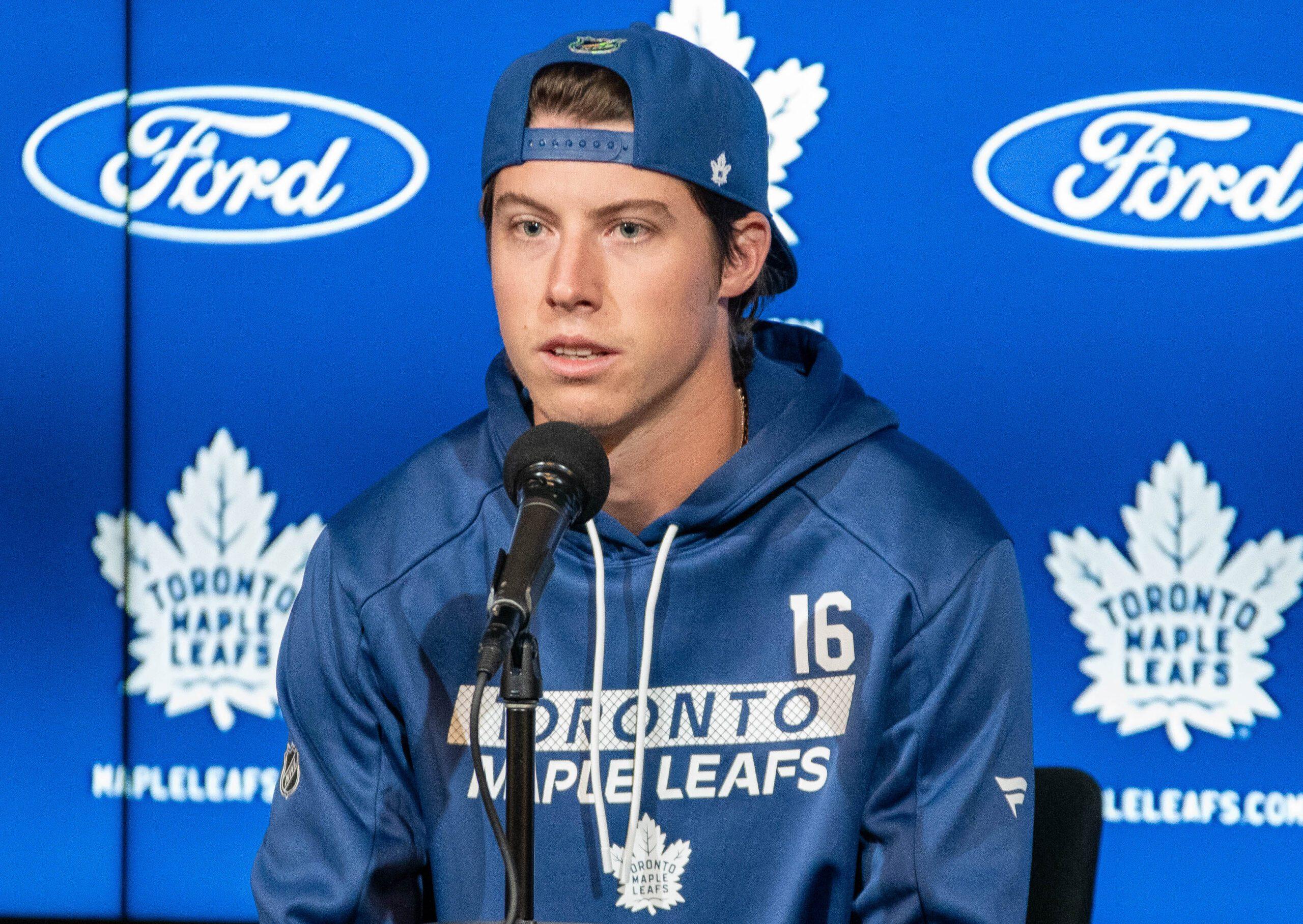 Toronto Maple Leafs right winger Mitch Marner