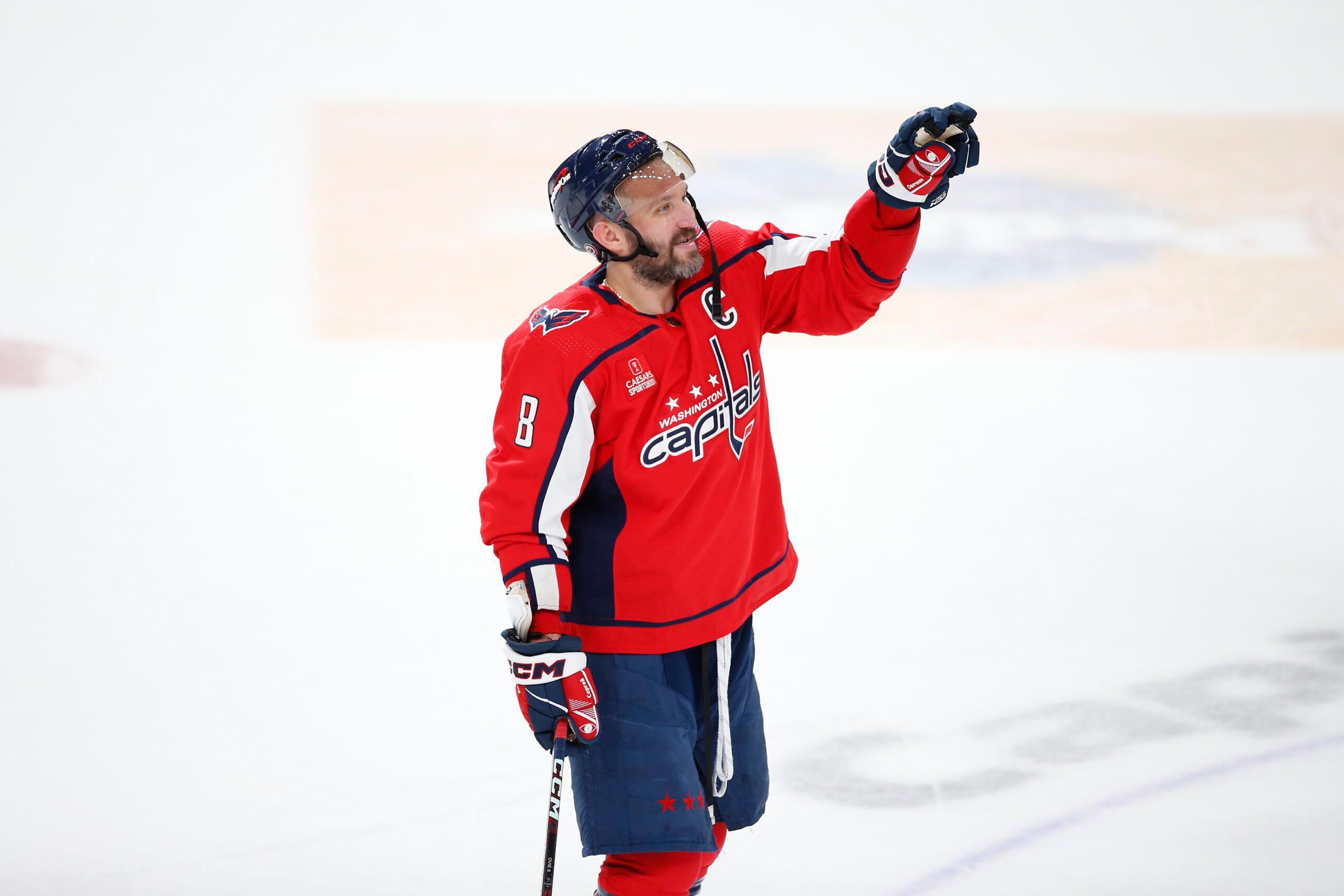 Washington Capitals left winger Alex Ovechkin