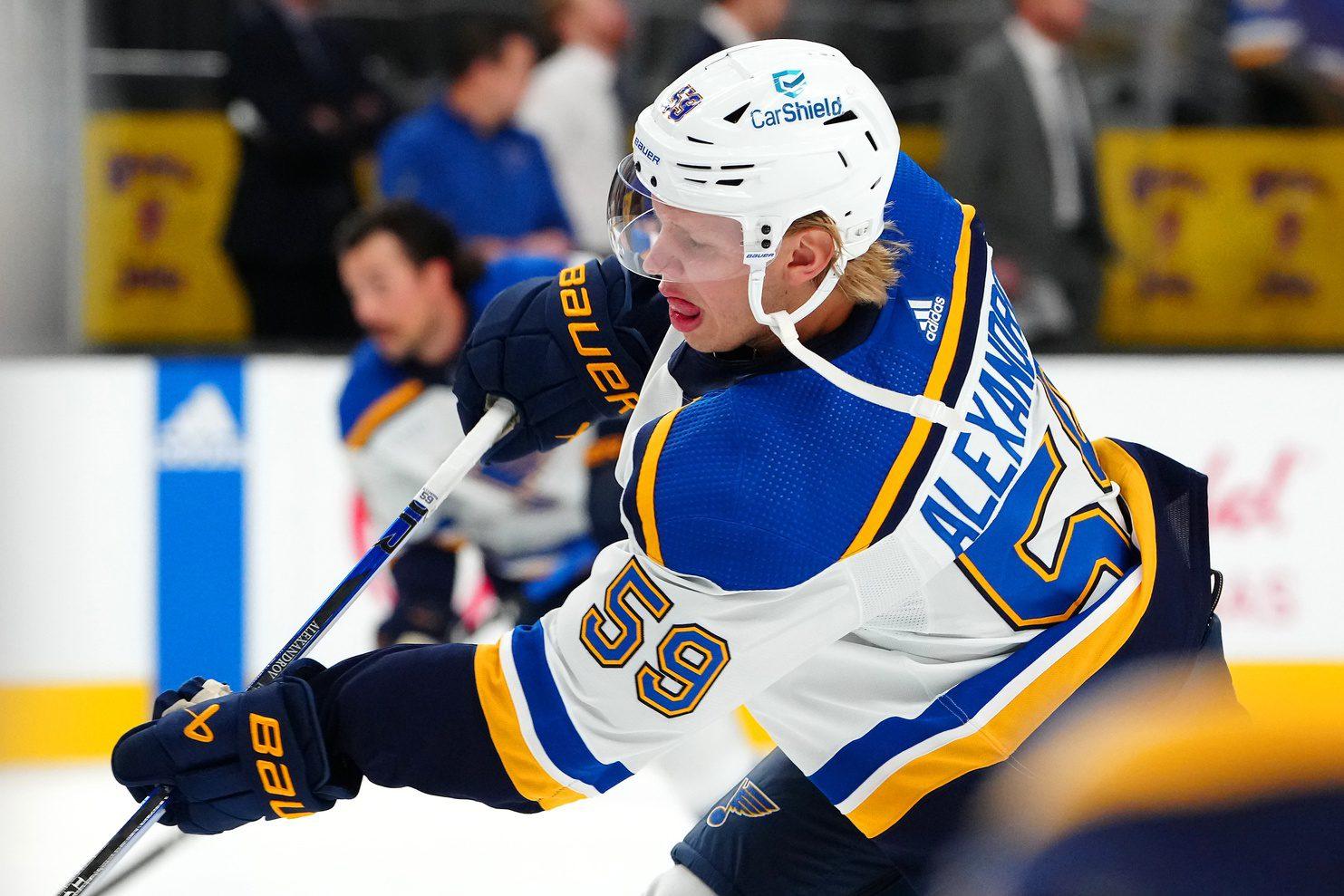 St. Louis Blues re-sign forward Nikita Alexandrov to one-year contract