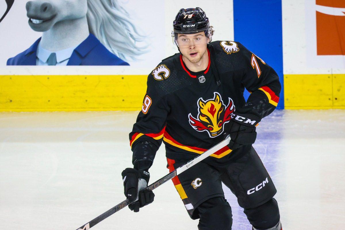 Calgary Flames center Cole Schwindt