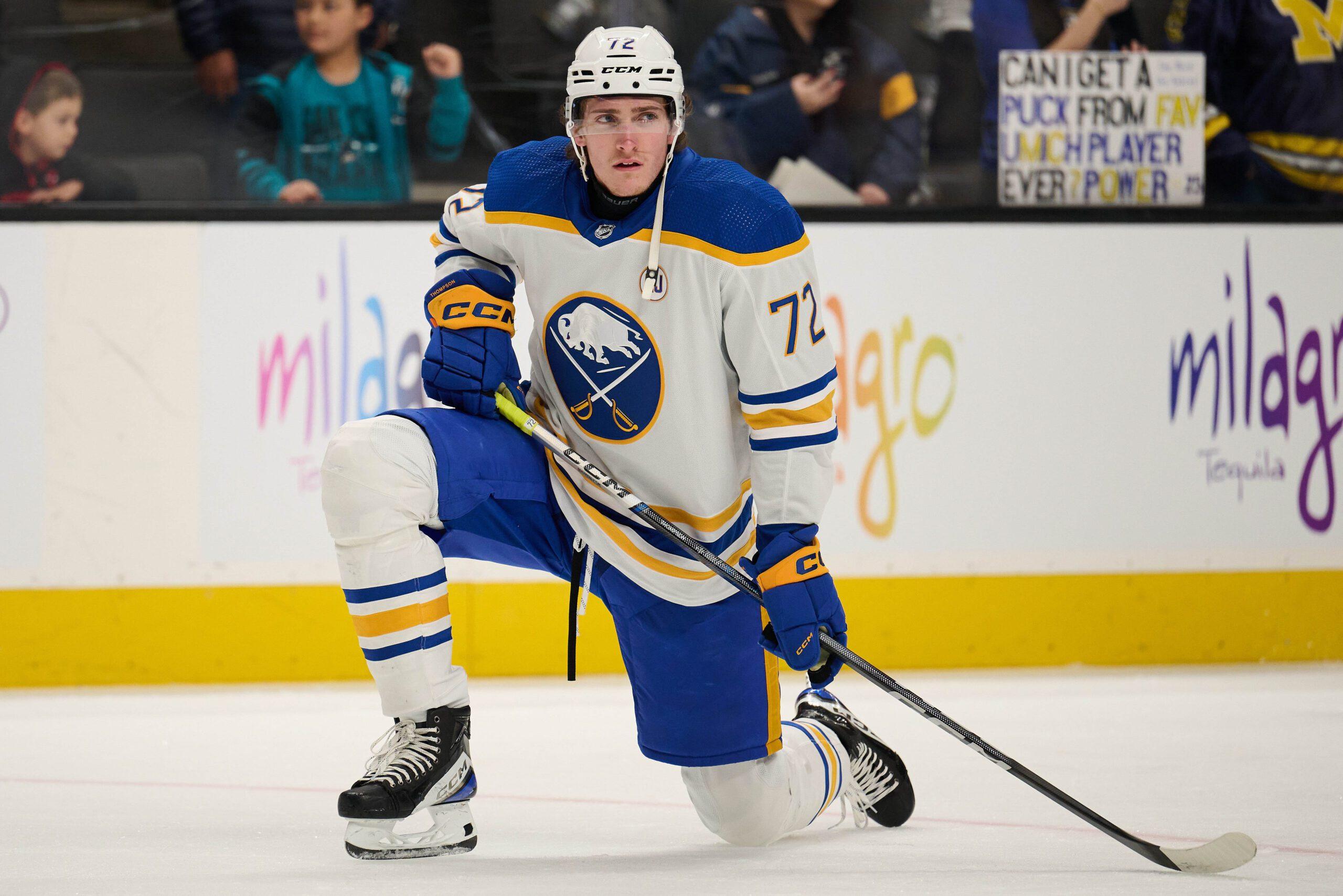 Sabres’ Tage Thompson, Mattias Samuelsson leave game against Canadiens with injuries