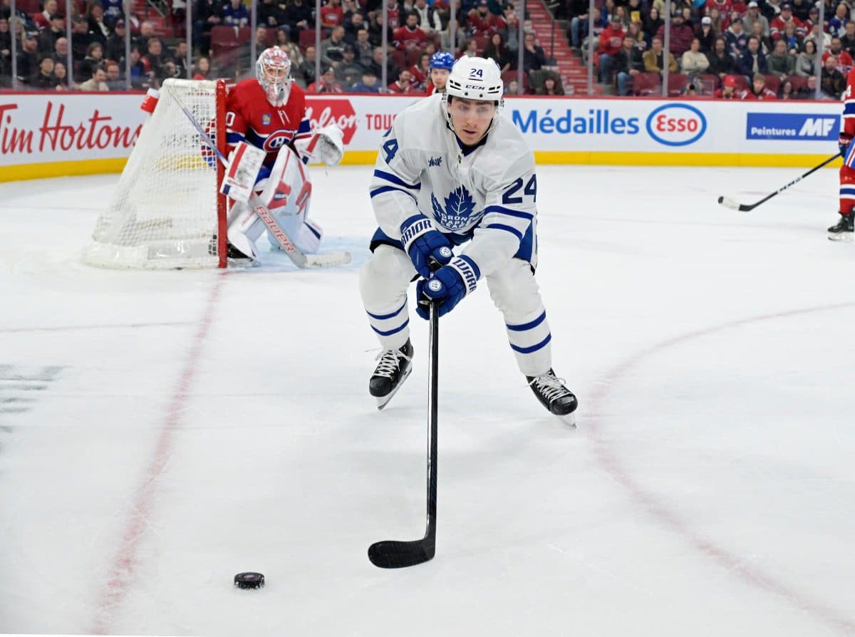 Toronto Maple Leafs forward Connor Dewar