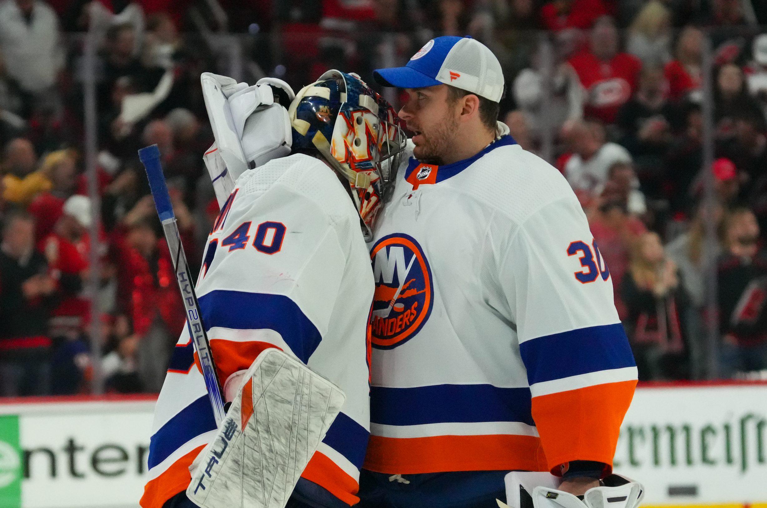 Semyon Varlamov and Ilya Sorokin