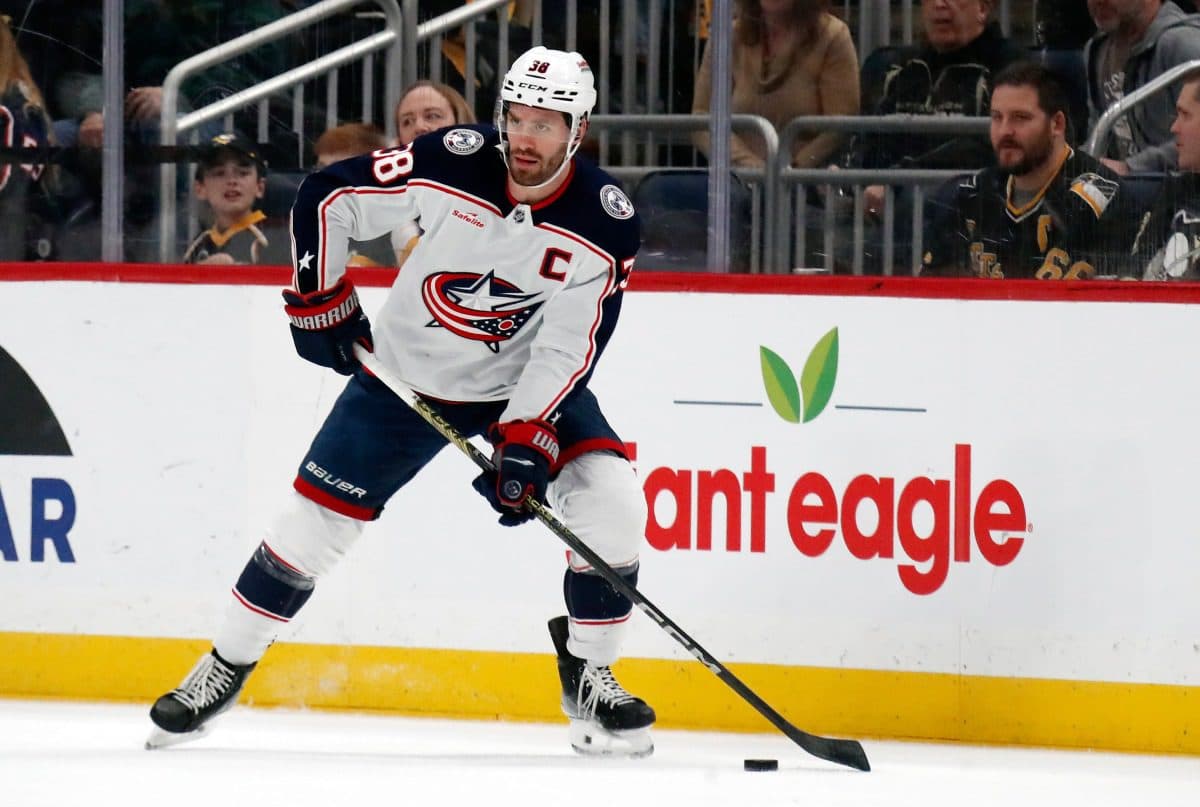 Columbus Blue Jackets captain Boone Jenner