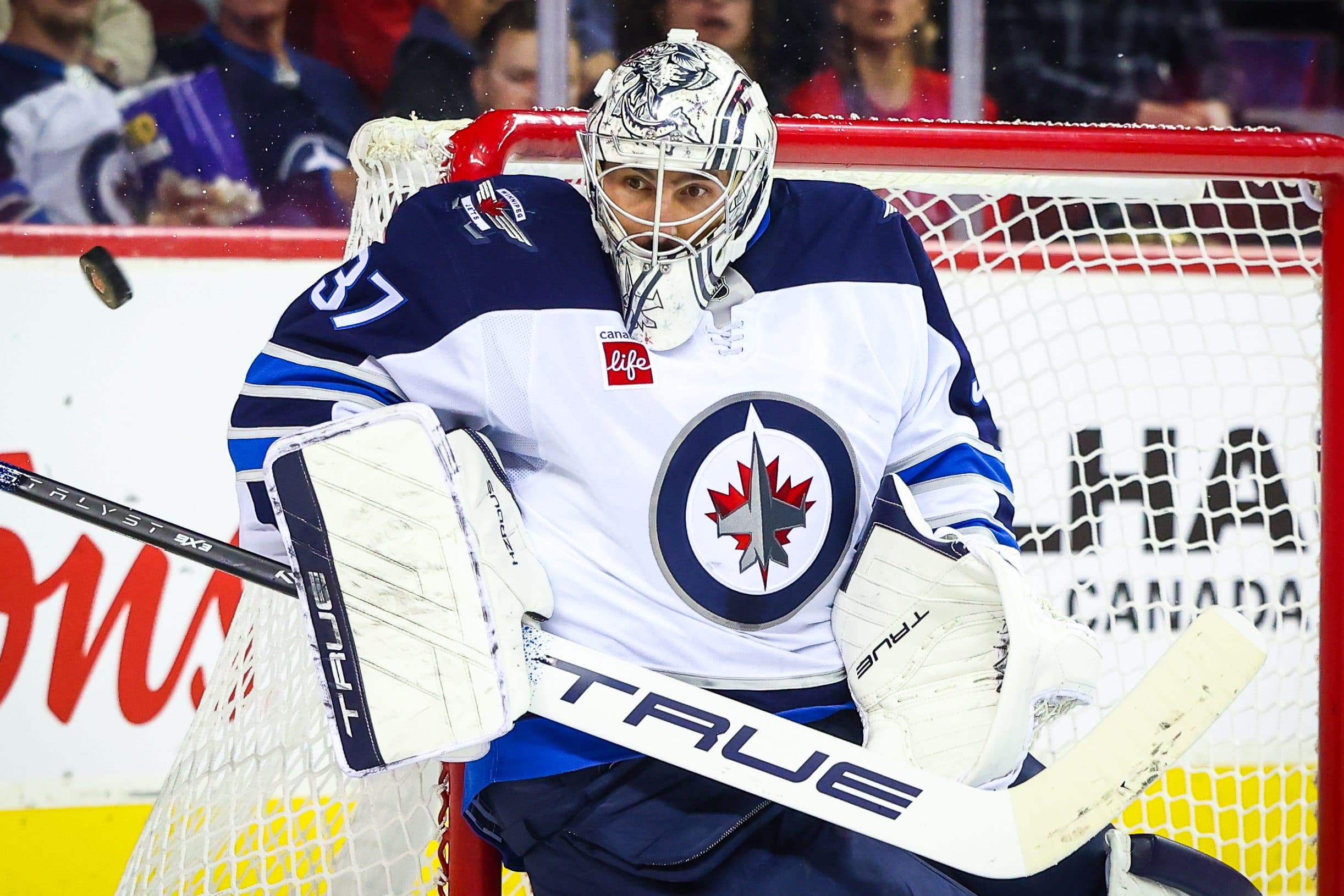 Winnipeg Jets goaltender Connor Hellebuyck