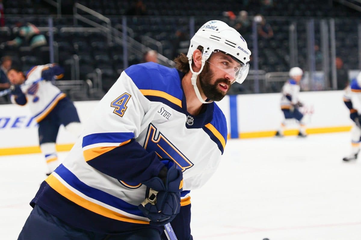 St. Louis Blues defenseman Nick Leddy