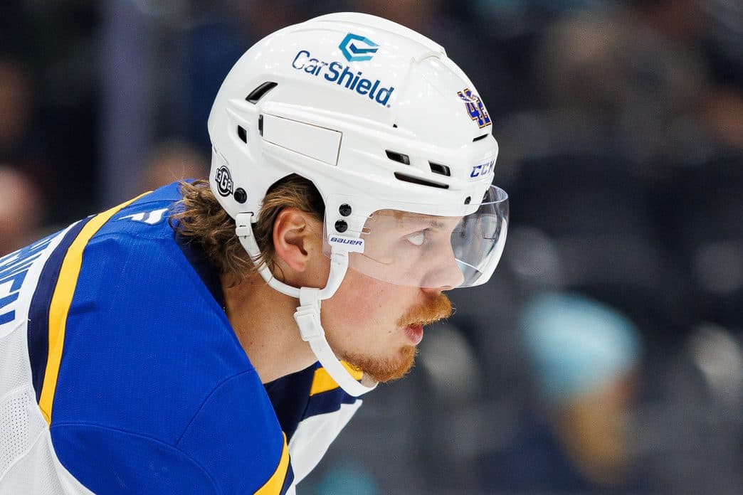 St. Louis Blues winger Kasperi Kapanen.