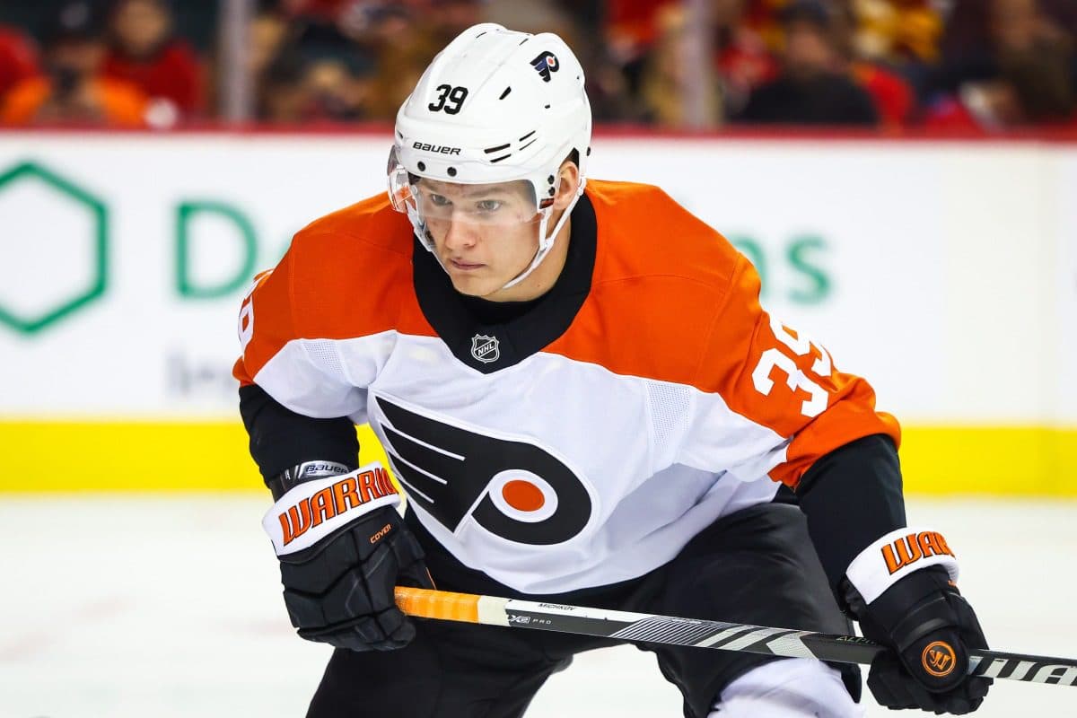 Philadelphia Flyers forward Matvei Michkov