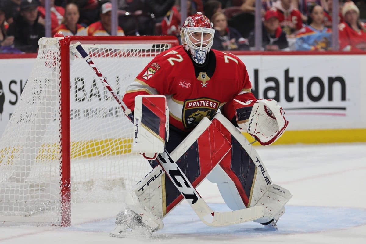 Florida Panthers goaltender Sergei Bobrovsky