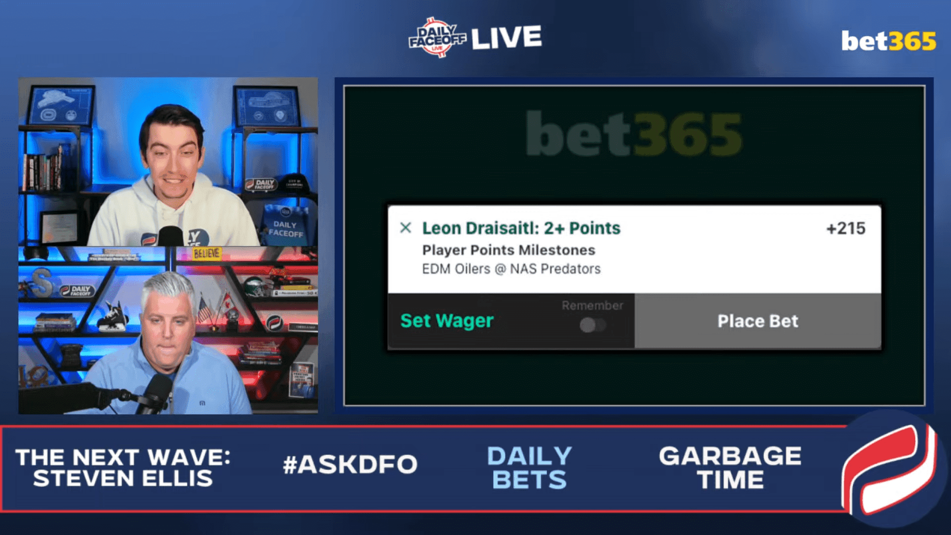 bet365 Daily Bets: Leon Draisaitl 2+ points and Sabres vs. Blue Jackets O6.5