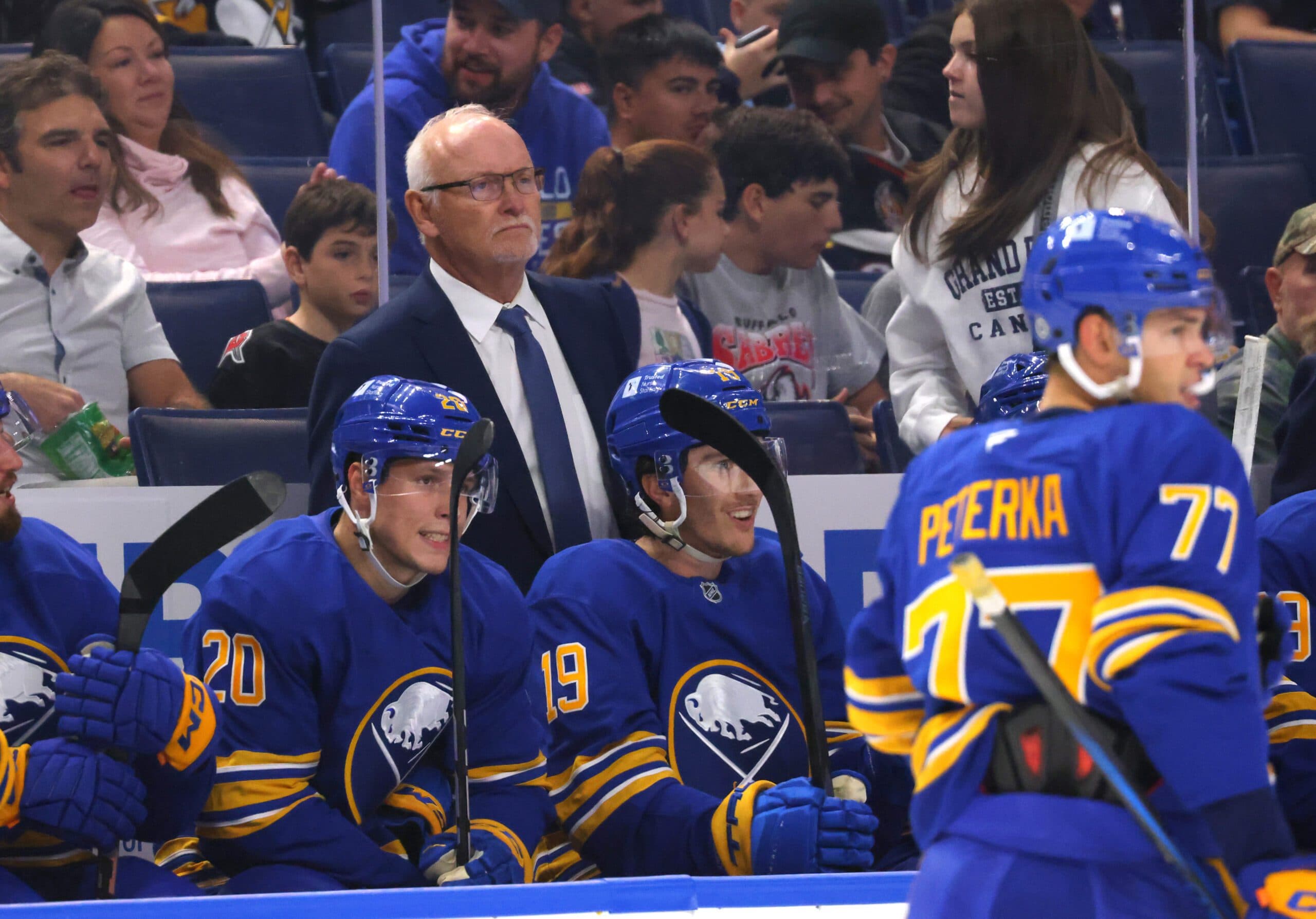 Buffalo Sabres head coach Lindy Ruff.