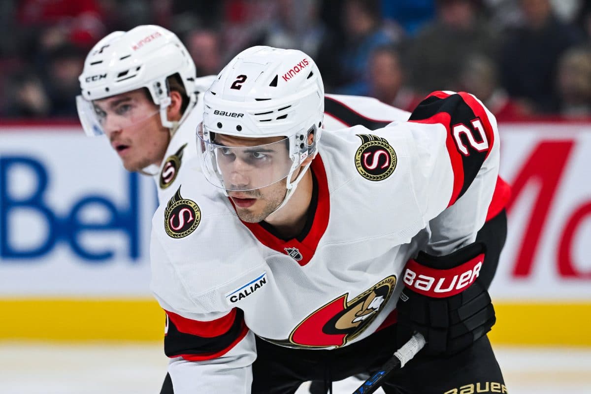 Senators’ Artem Zub ‘out for a while’ with a foot fracture