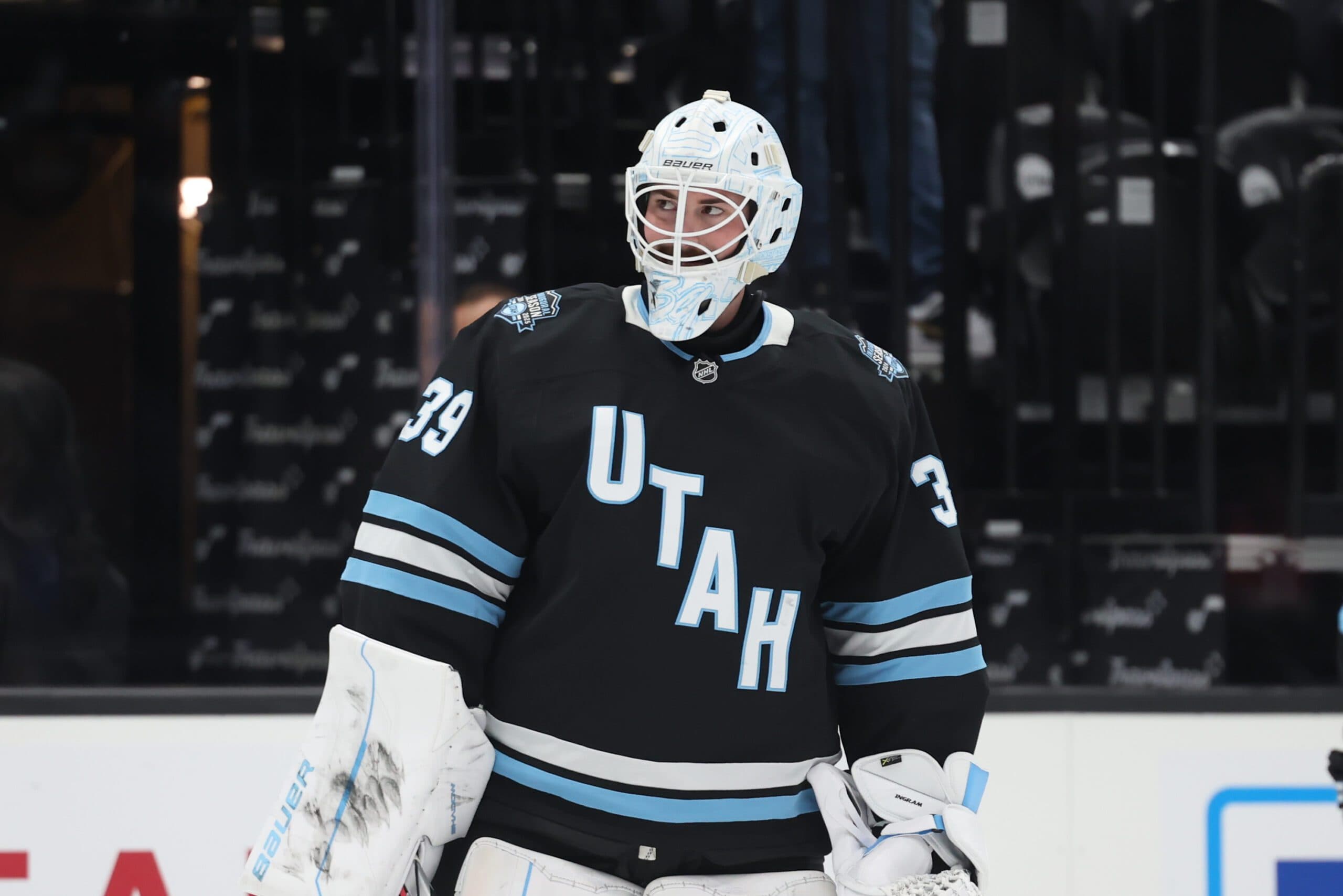 Utah’s Connor Ingram out day-to-day; Jaxson Stauber called up from AHL