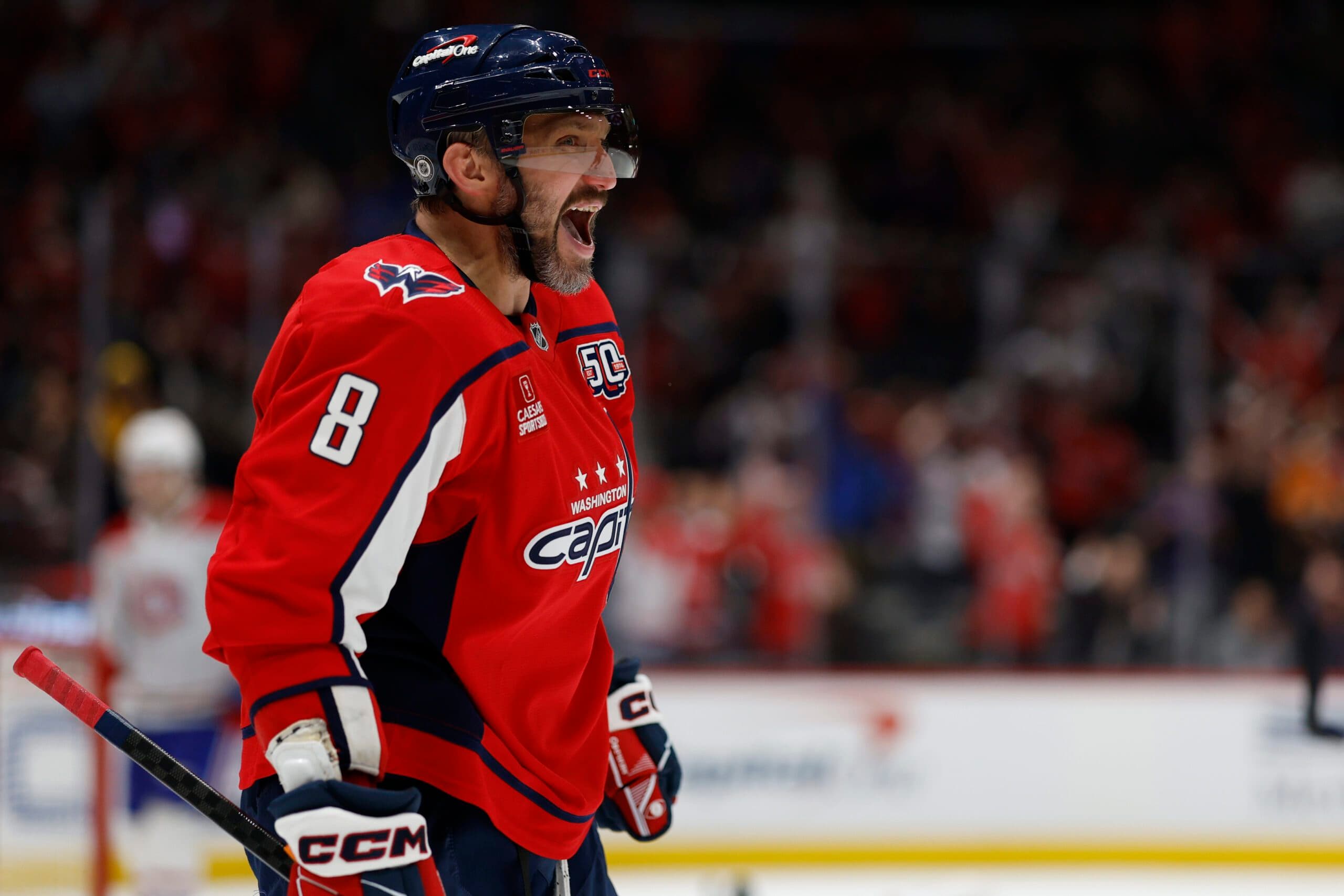 Washington Capitals left winger Alex Ovechkin