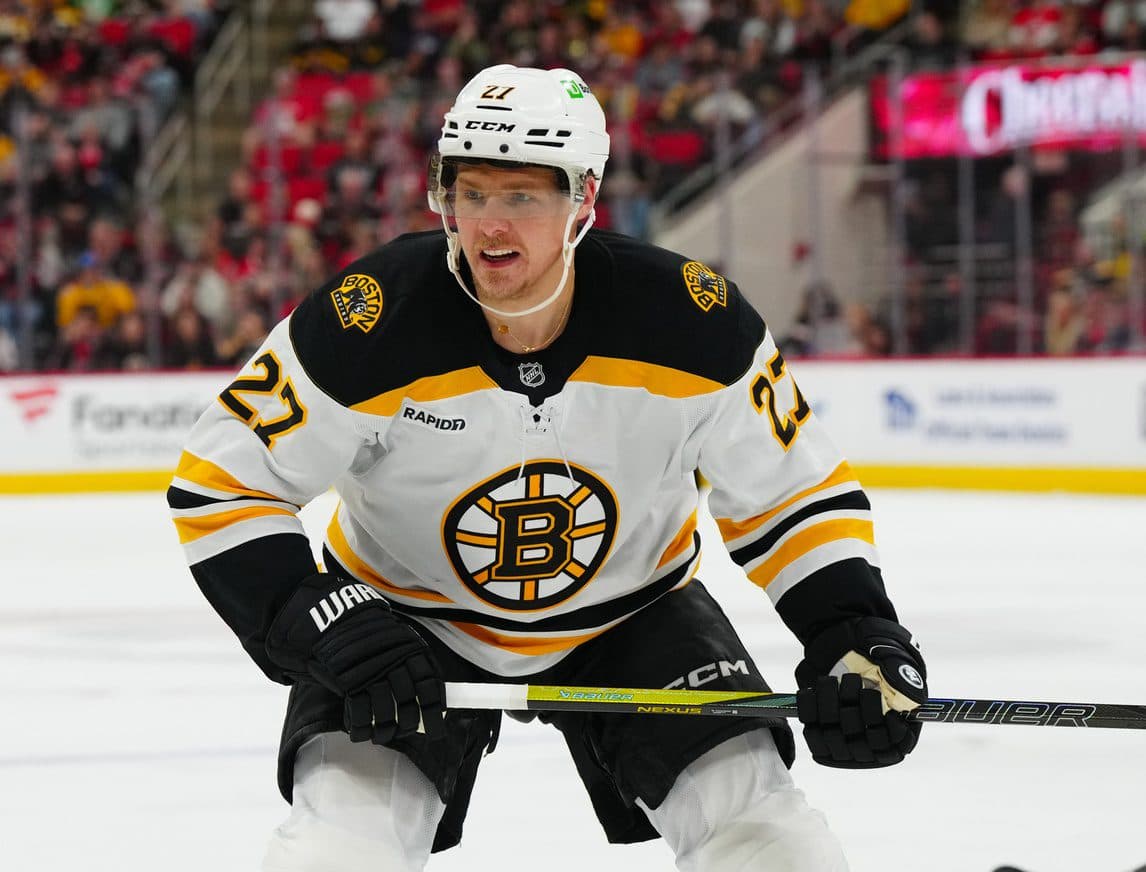 Boston Bruins defenseman Hampus Lindholm.