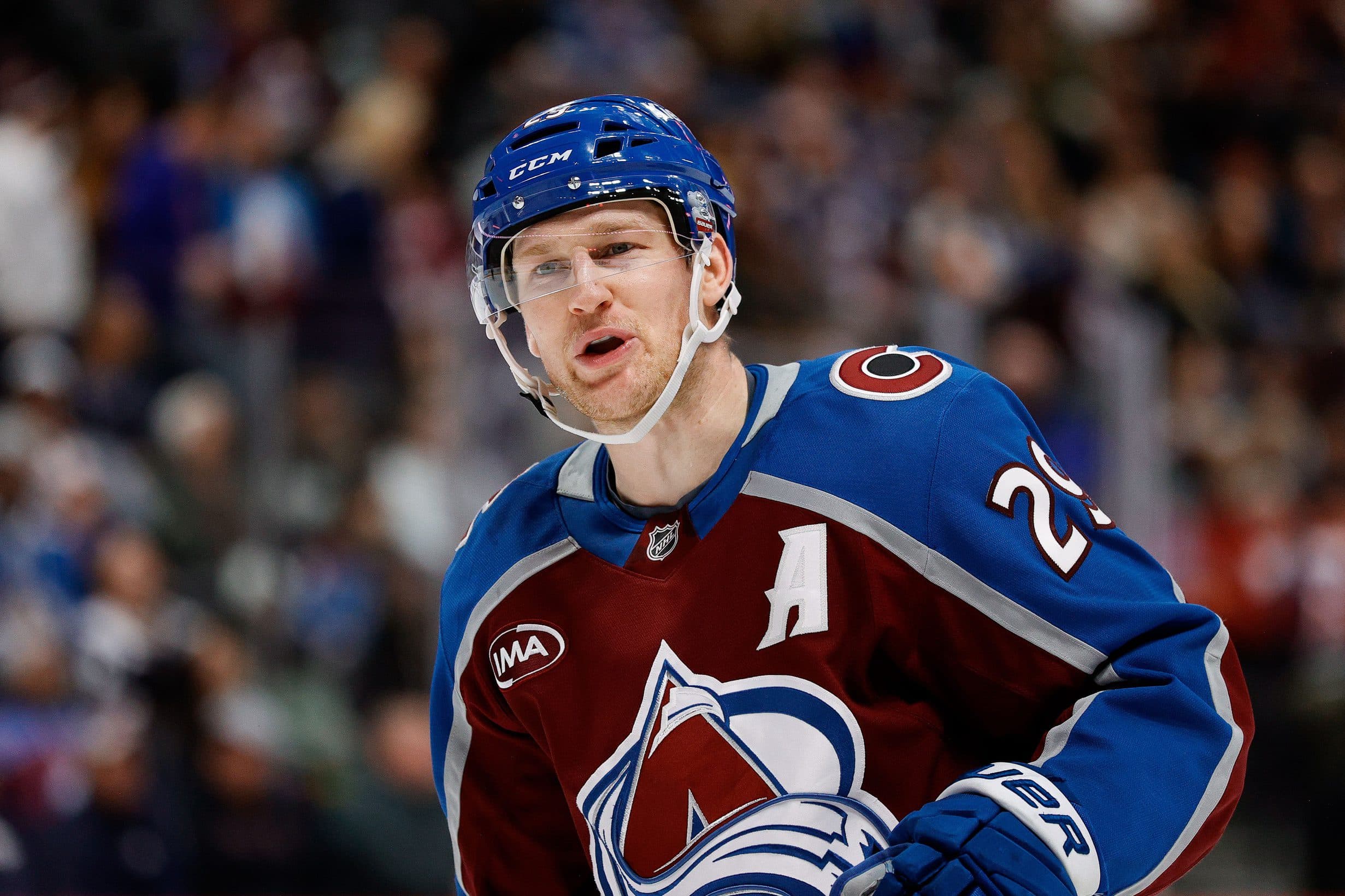 Colorado Avalanche center Nathan MacKinnon.