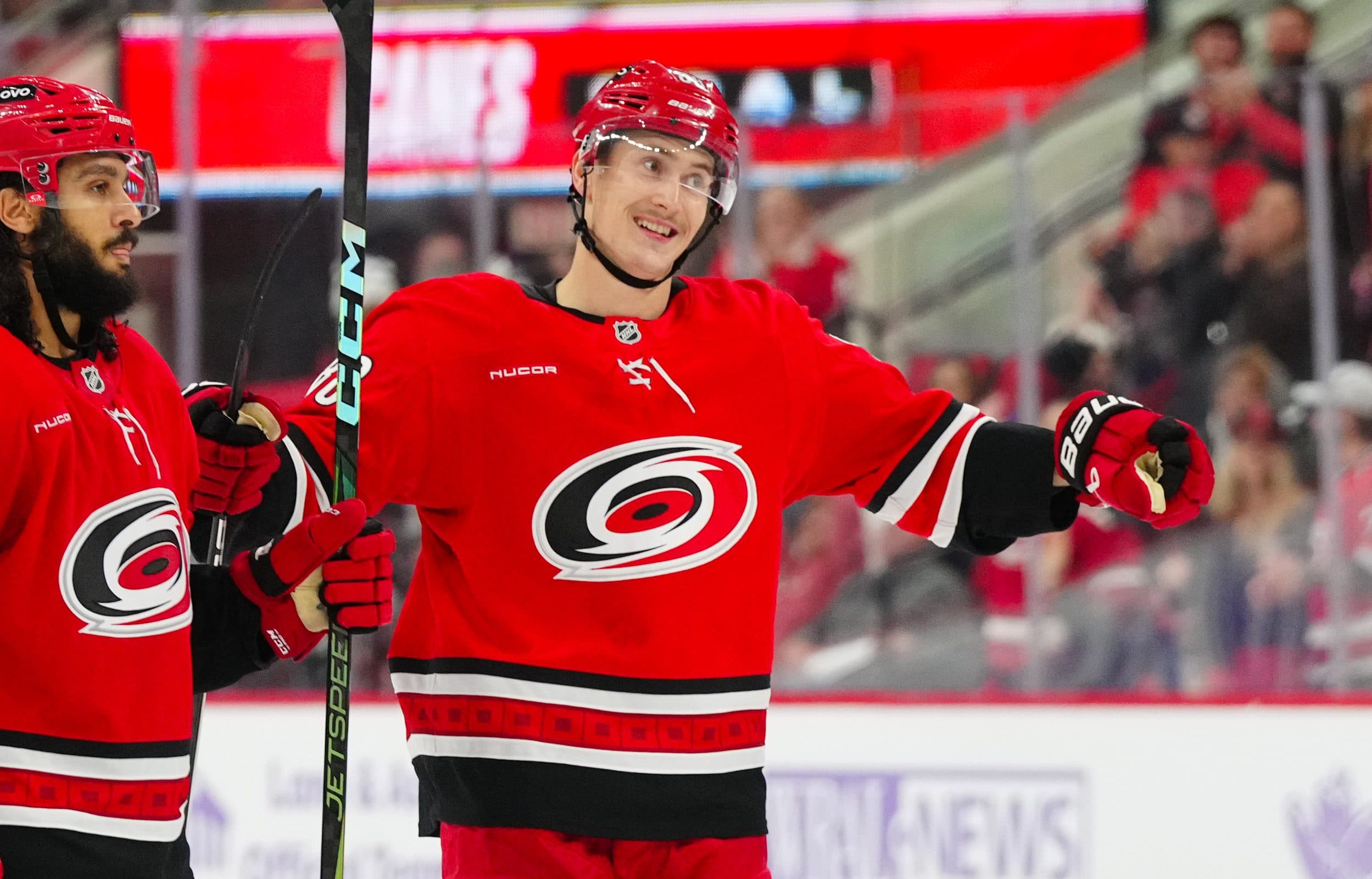 Carolina Hurricanes right winger Martin Necas