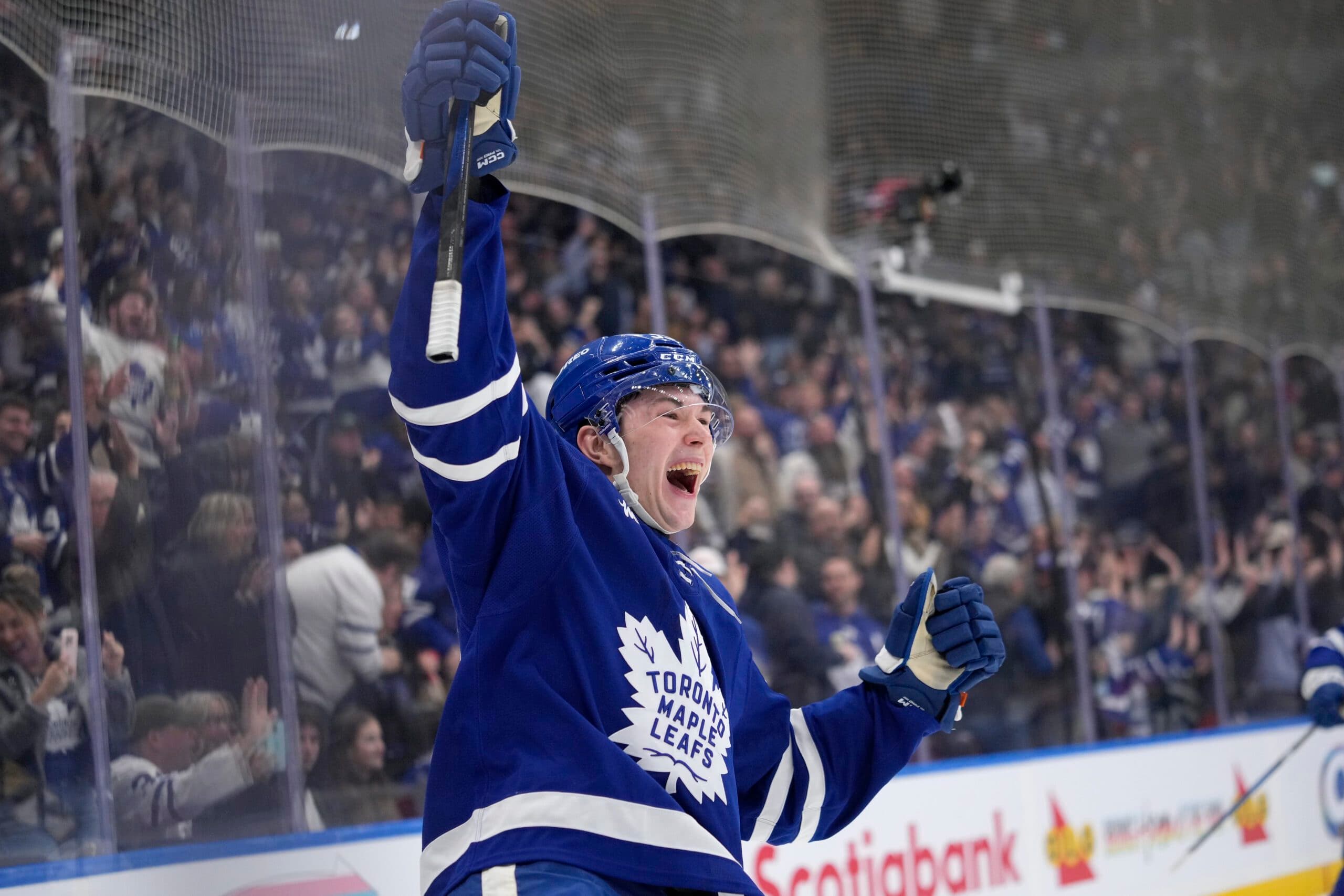 Toronto Maple Leafs center Fraser Minten