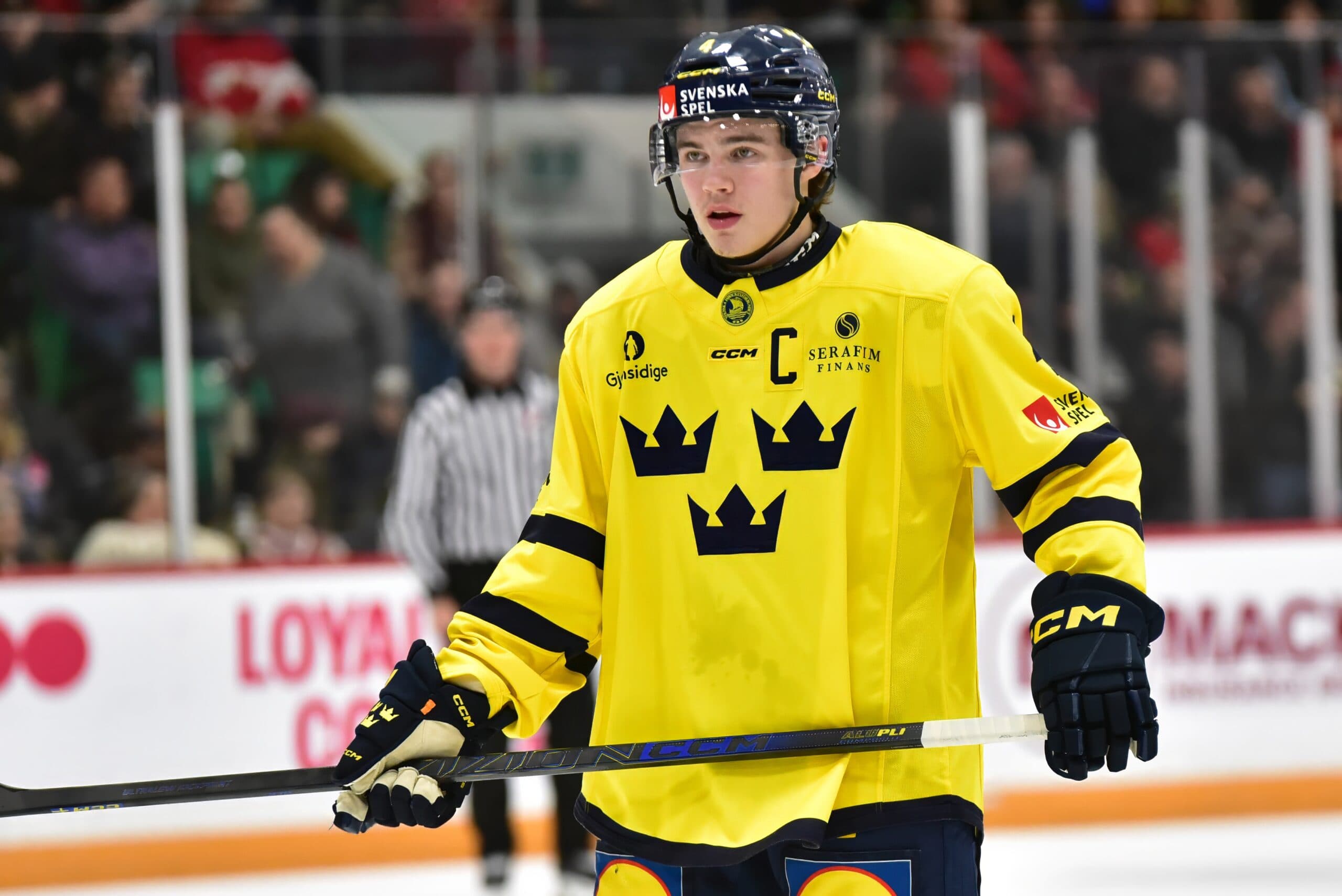 Red Wings’ Axel Sandin-Pellikka is looking to join elite club at World Juniors