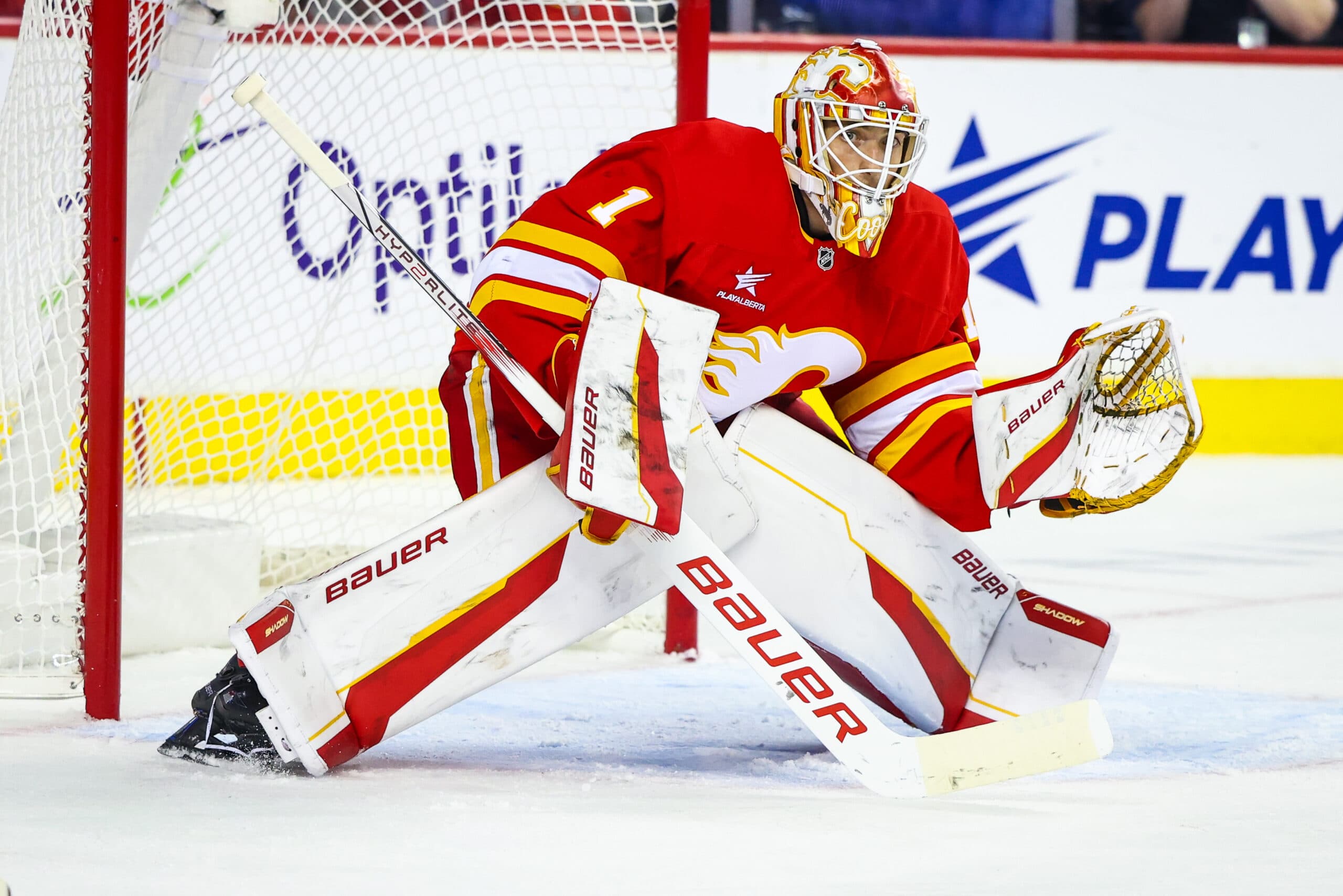 Flames recall Devin Cooley on emergency basis; Dan Vladar day-to-day with lower-body injury