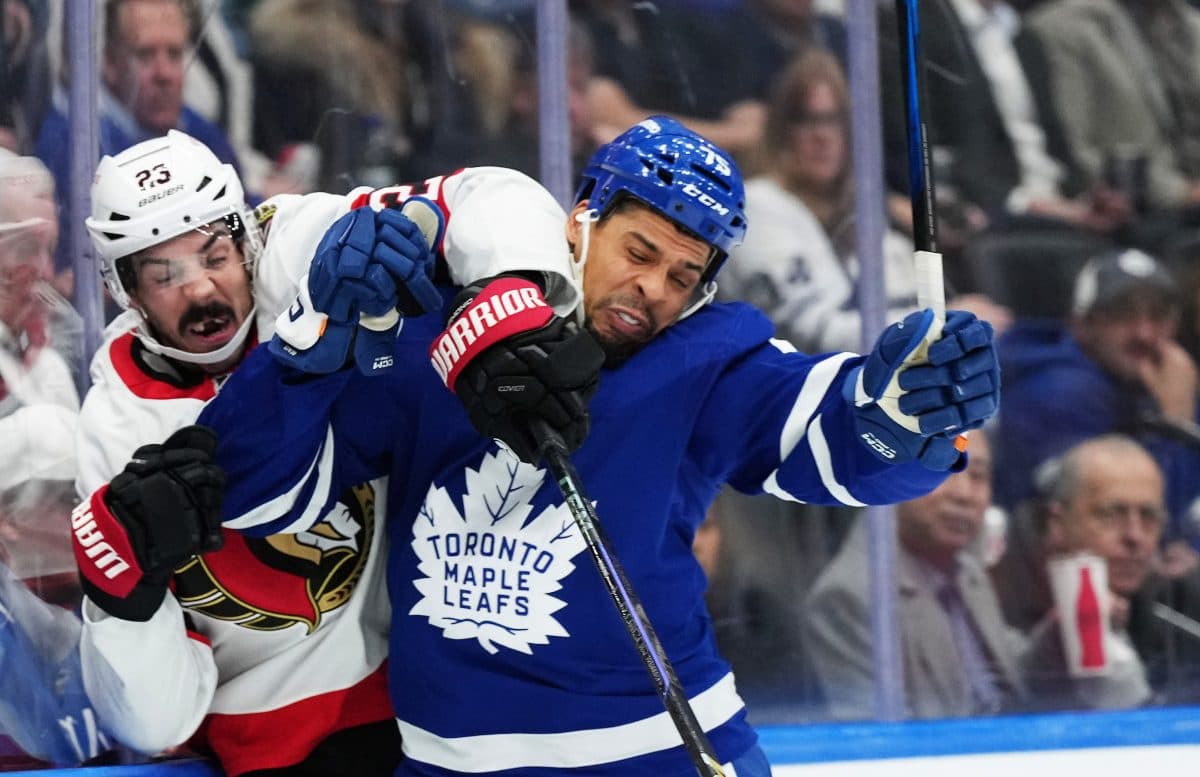 Back from suspension, Leafs’ Reaves vows to legally ‘keep burying guys’