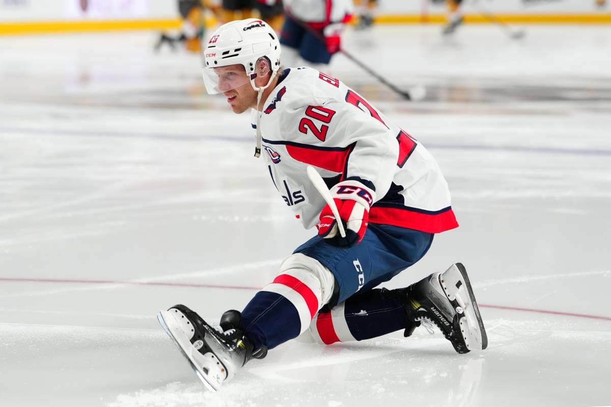 Capitals place Lars Eller on Injured Reserve, recall Henrik Rybinski from AHL