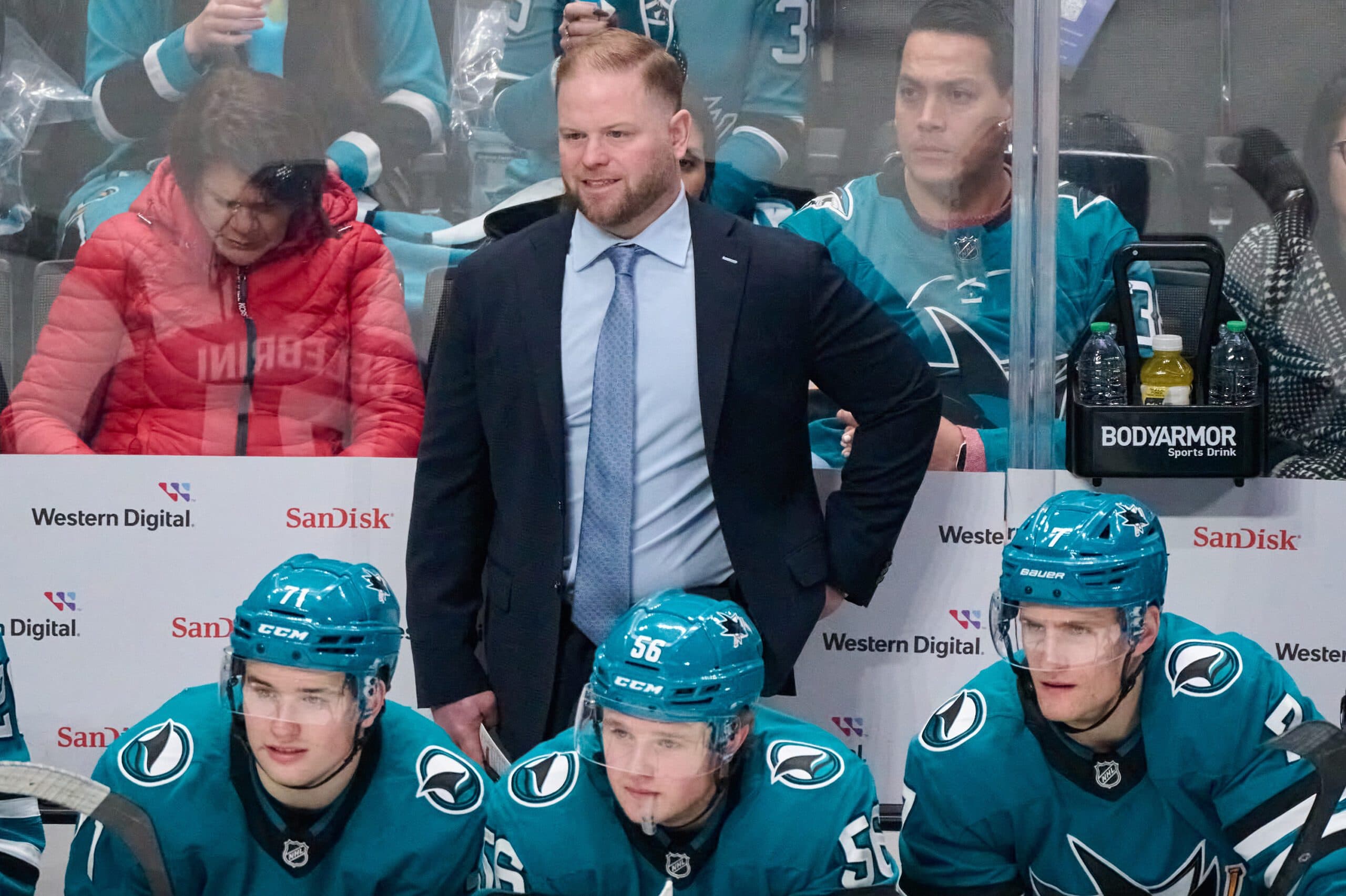 Sharks coach Ryan Warsofsky fined $25,000 for inappropriate conduct