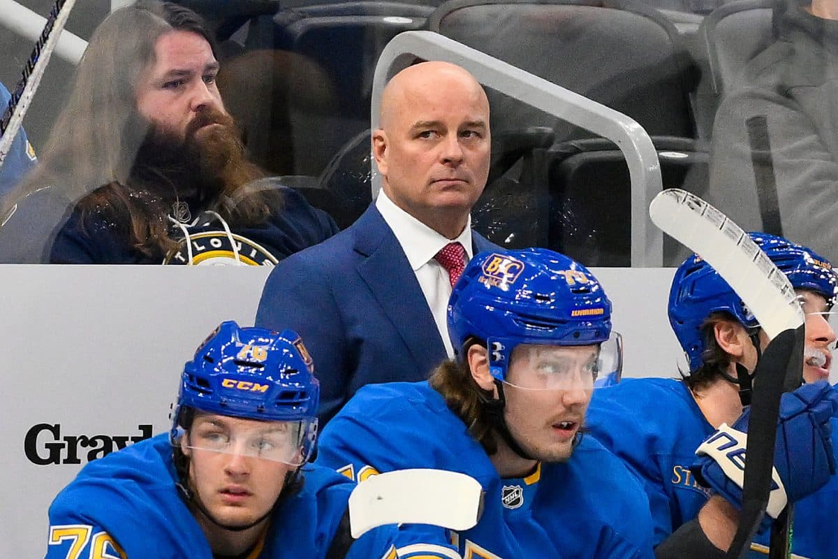 What stands out about a Jim Montgomery-led Blues team?