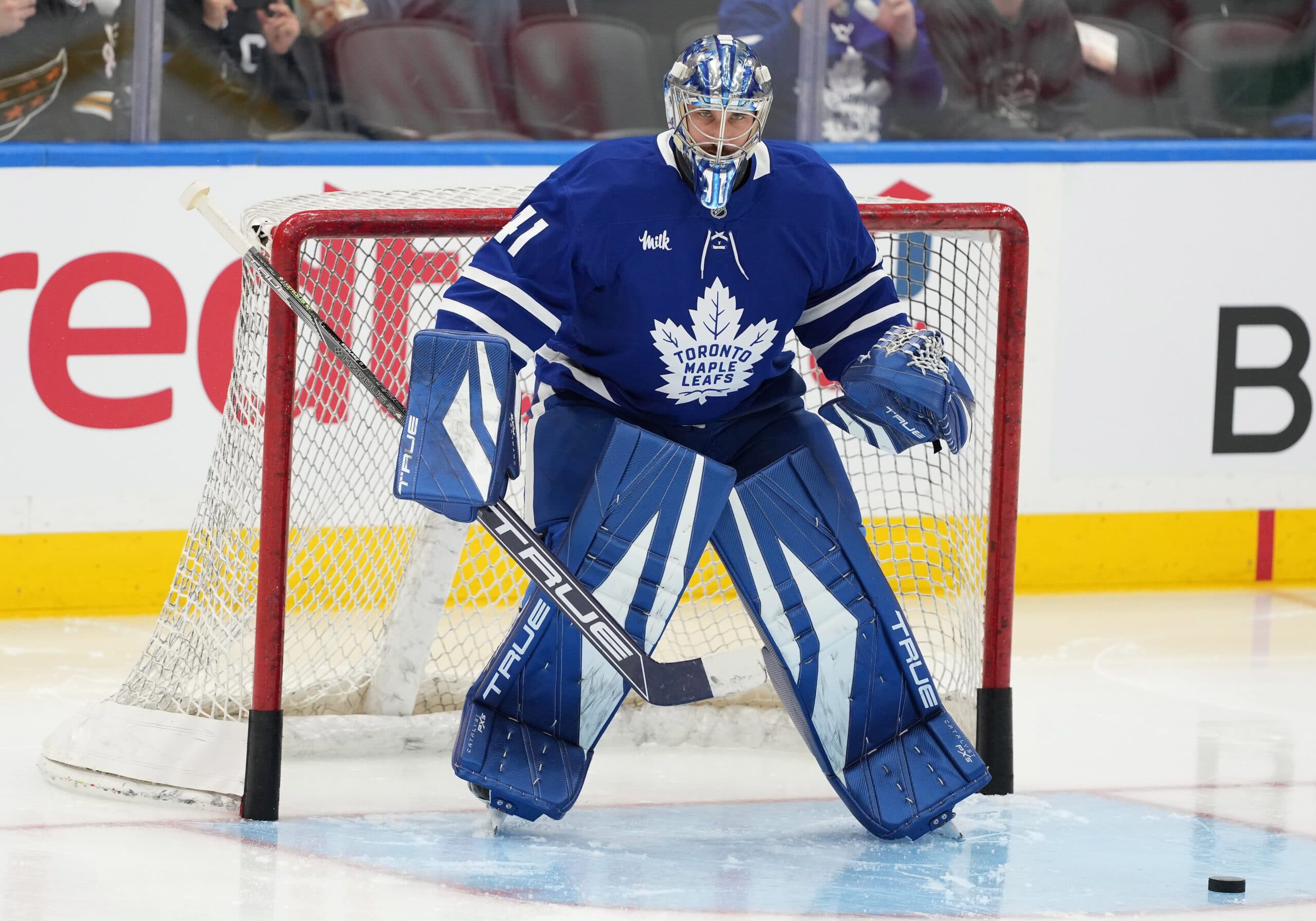 Toronto Maple Leafs goaltender Anthony Stolarz