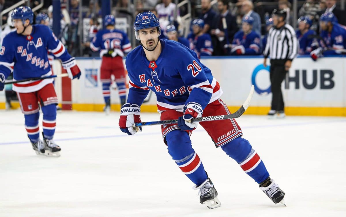 Rangers’ Kreider placed on injured reserve with upper-body injury