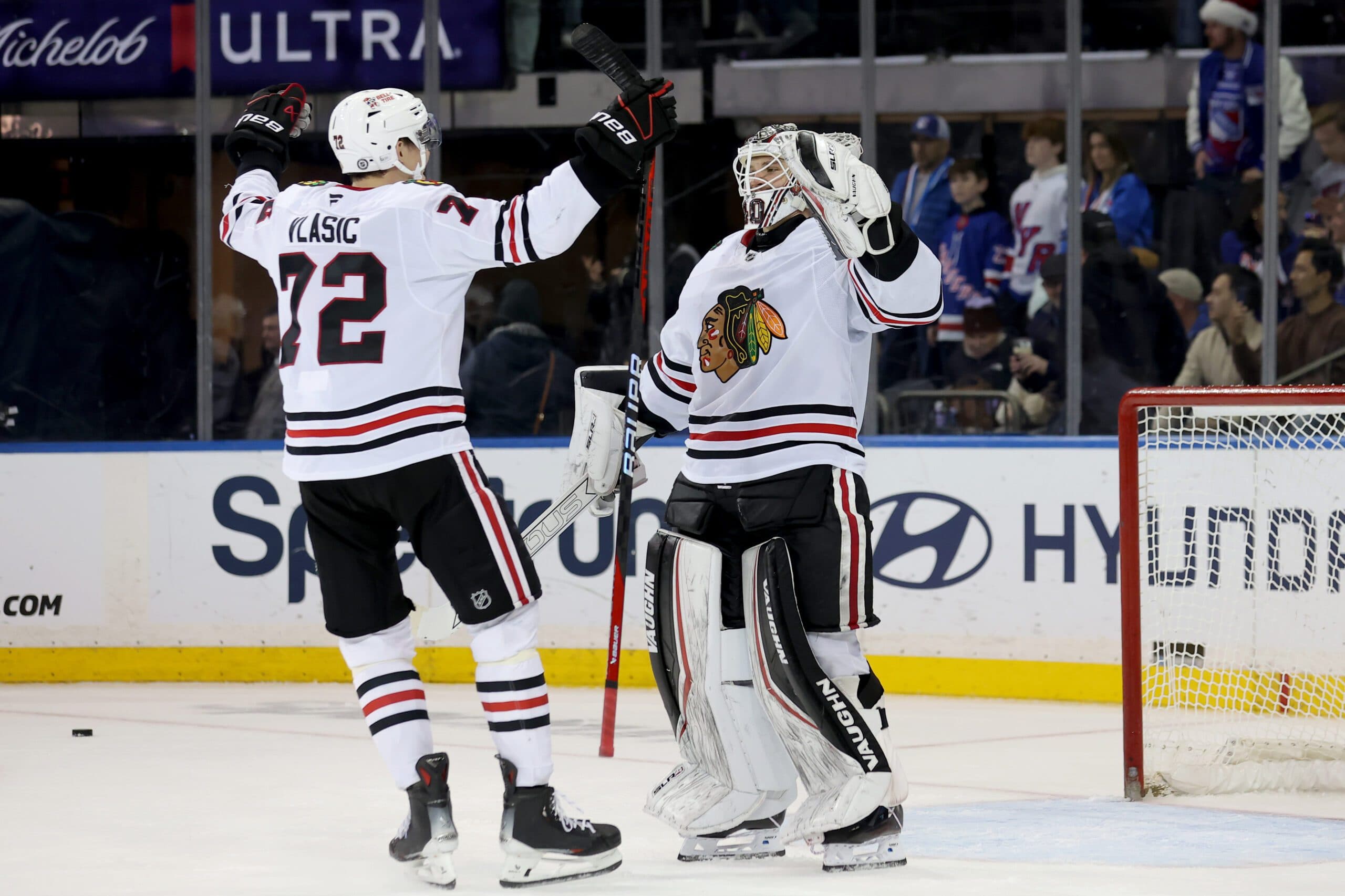 Blackhawks hoping to build off momentum after first win with coach Anders Sorensen