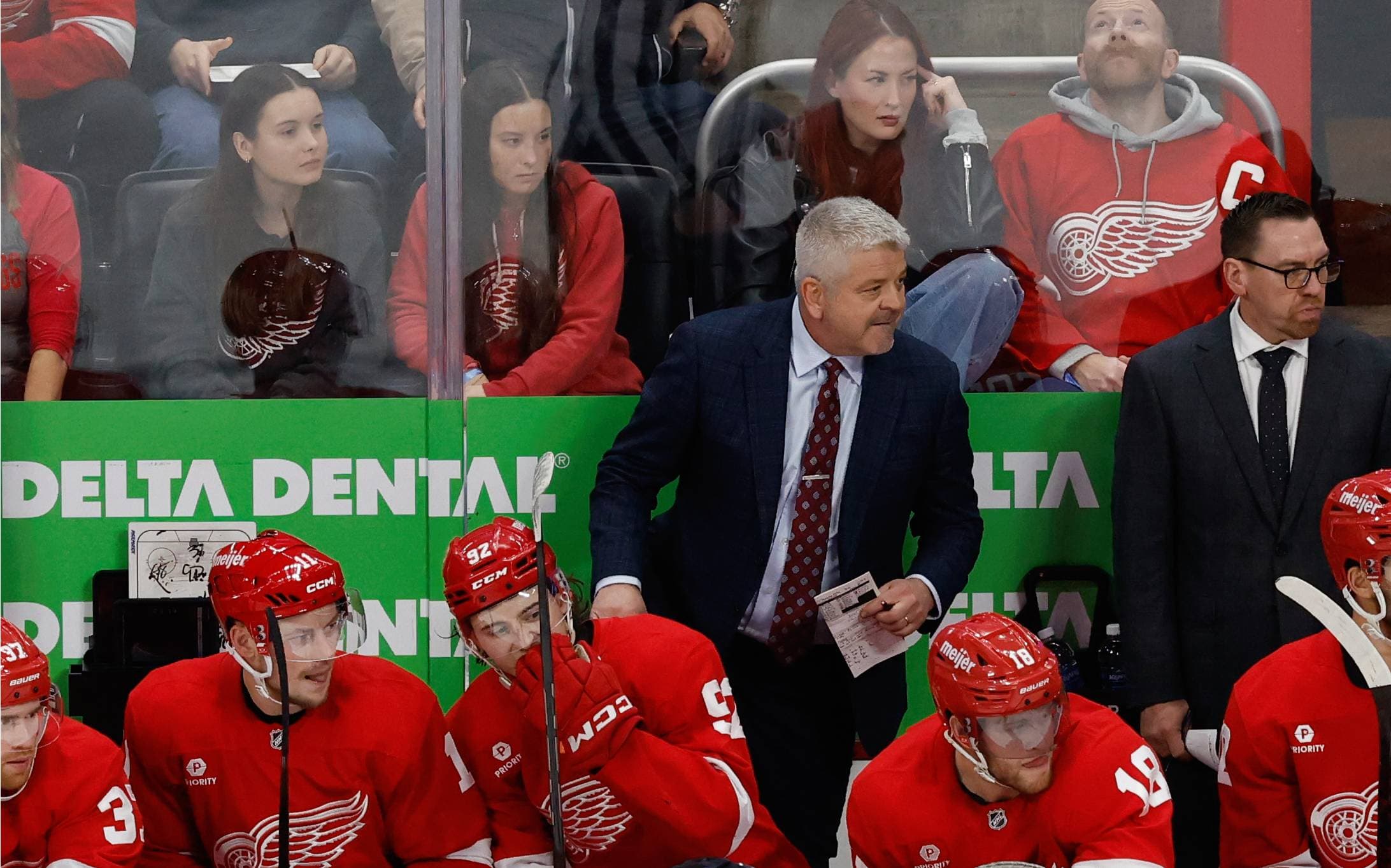 Detroit Red Wings coach Todd McLellan