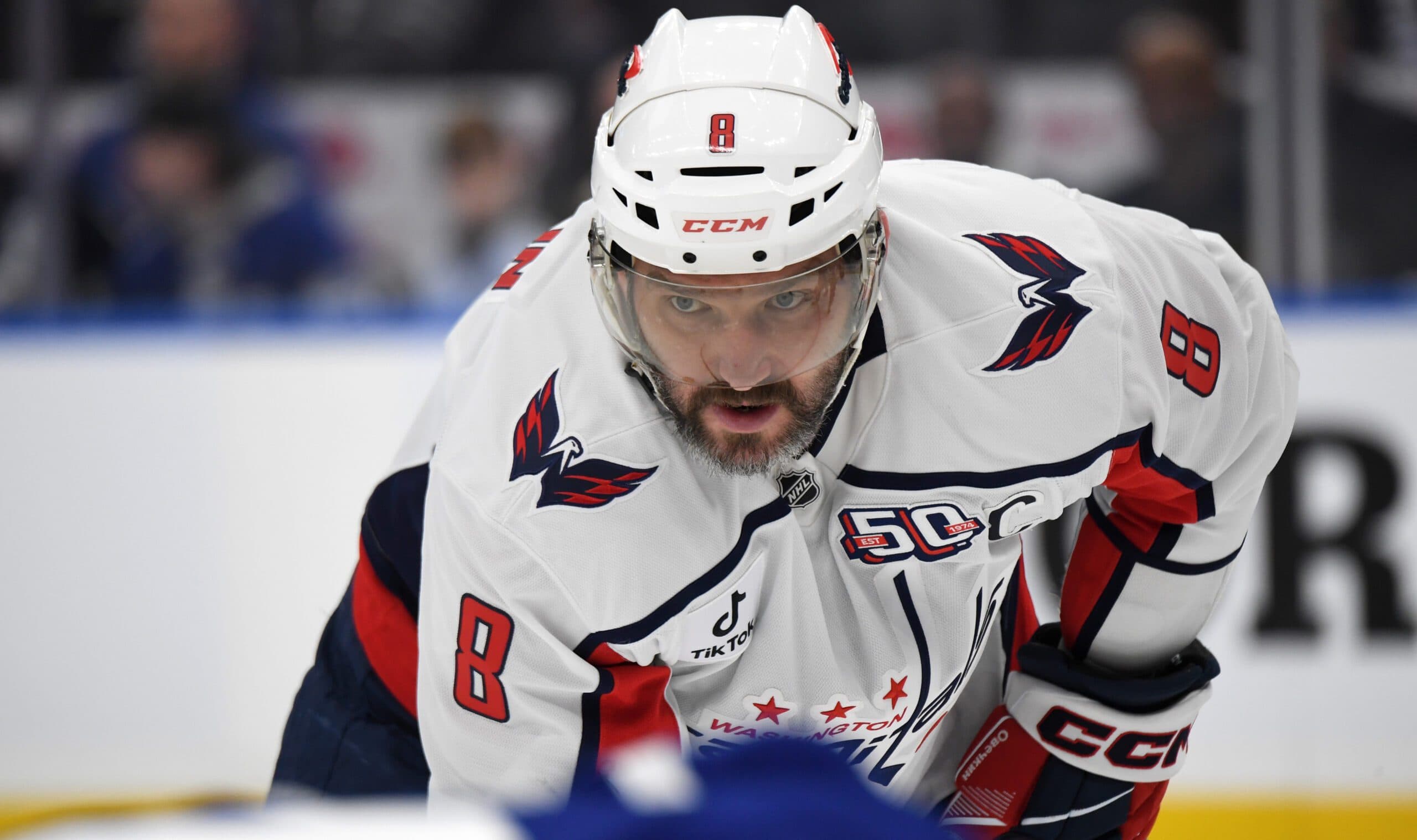 Washington Capitals left winger Alex Ovechkin