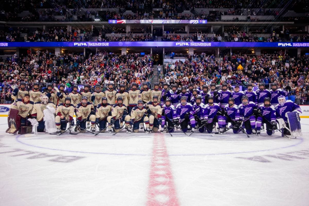 PWHL sets U.S. women’s hockey attendance record with 14,018 fans in Denver