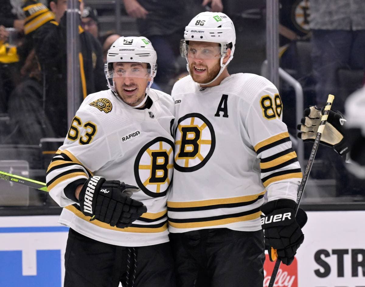 Marchand, Pastrnak shoot down reported rift in Bruins’ room