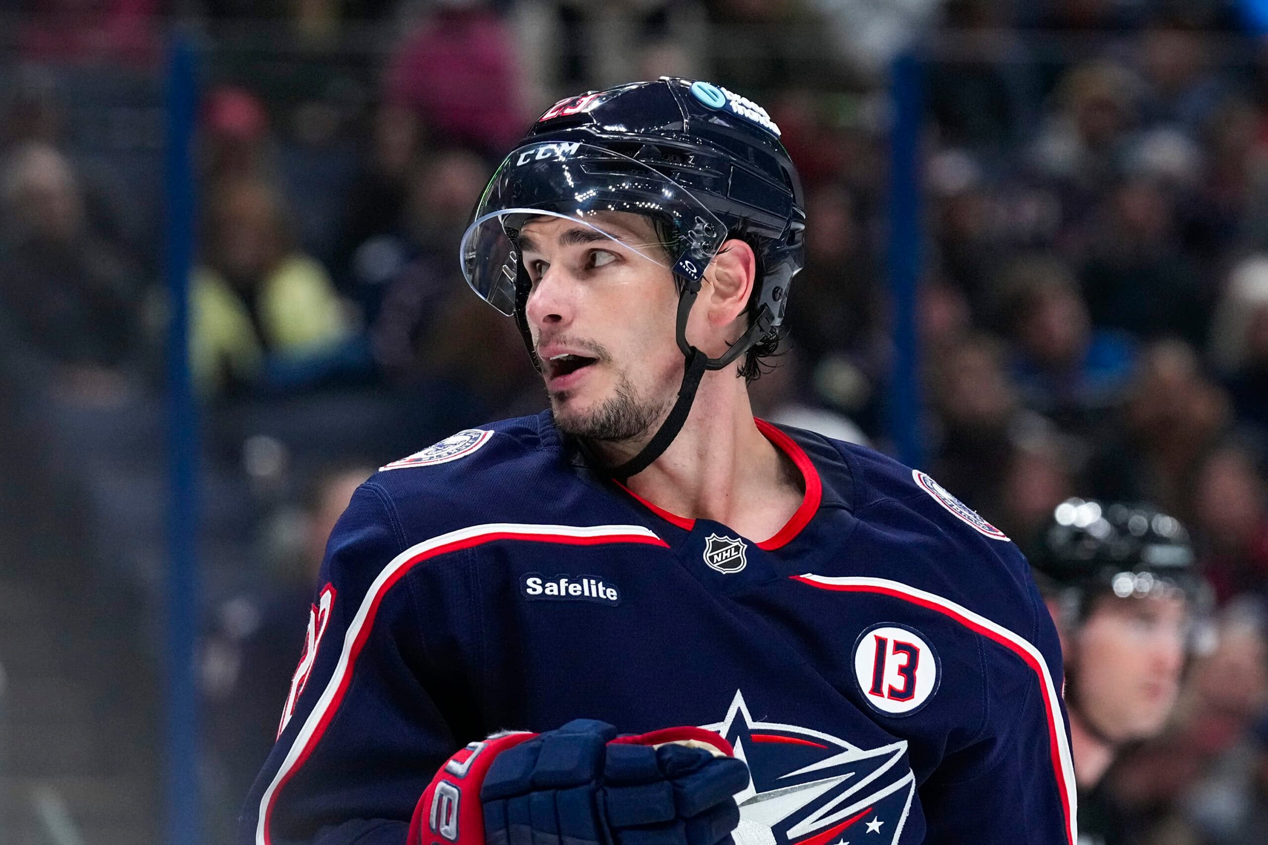 Blue Jackets place Sean Monahan on injured reserve; Owen Sillinger called up