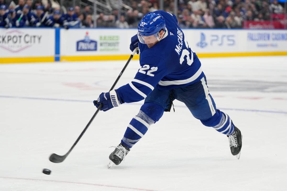 Maple Leafs place Jake McCabe on Injured Reserve with upper-body injury