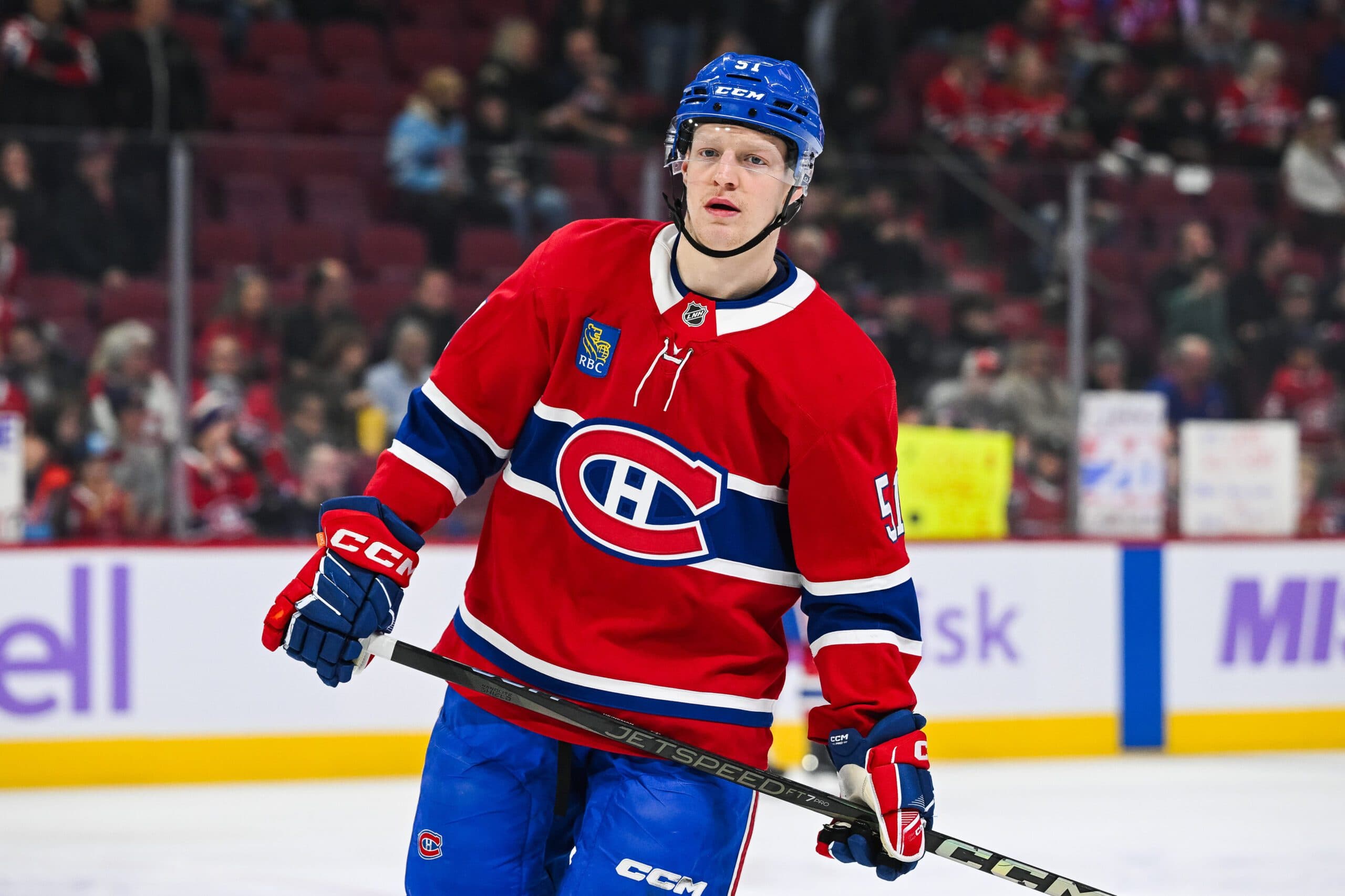 Montreal Canadiens forward Emil Heineman