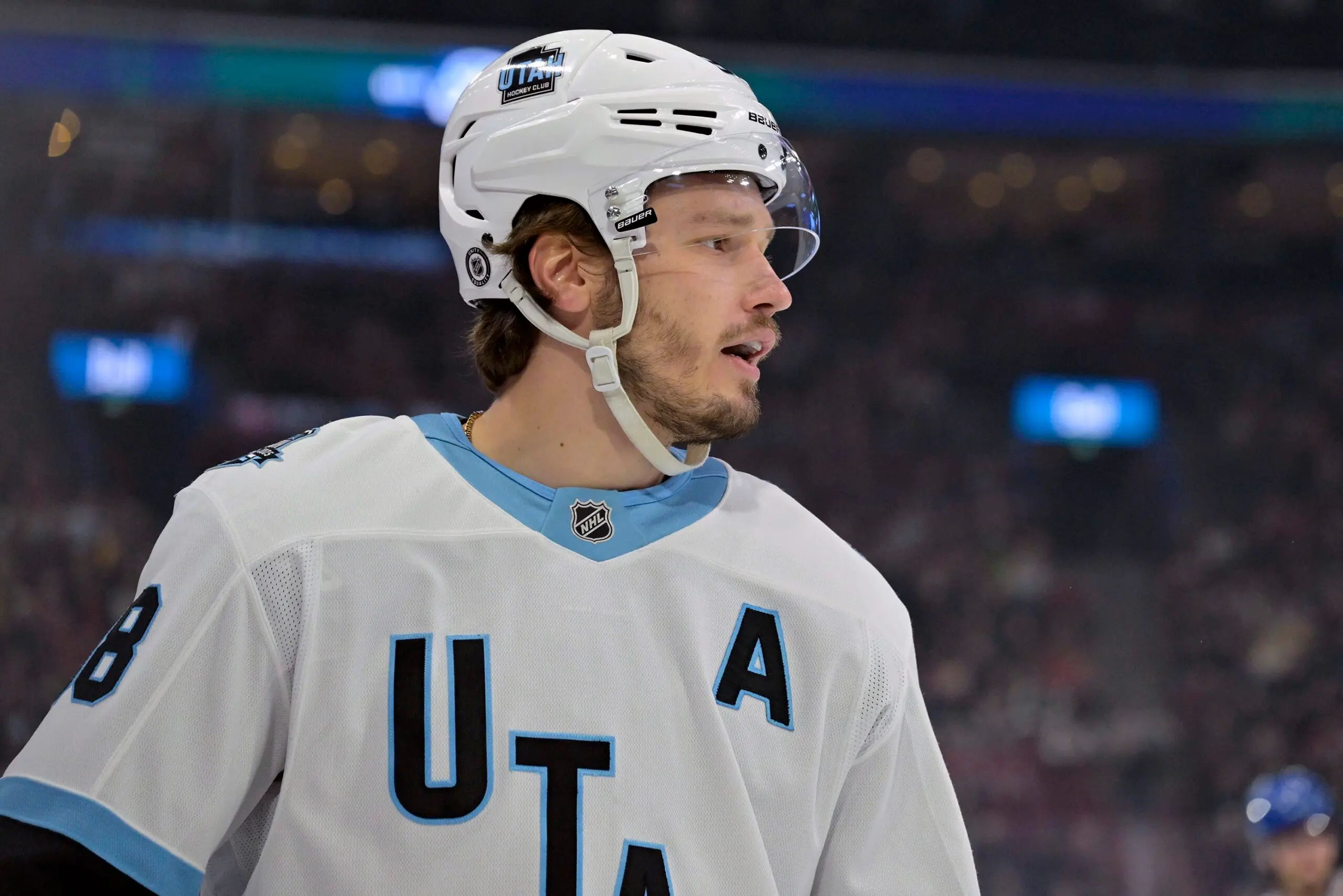 Utah’s Mikhail Sergachev day-to-day with upper-body injury