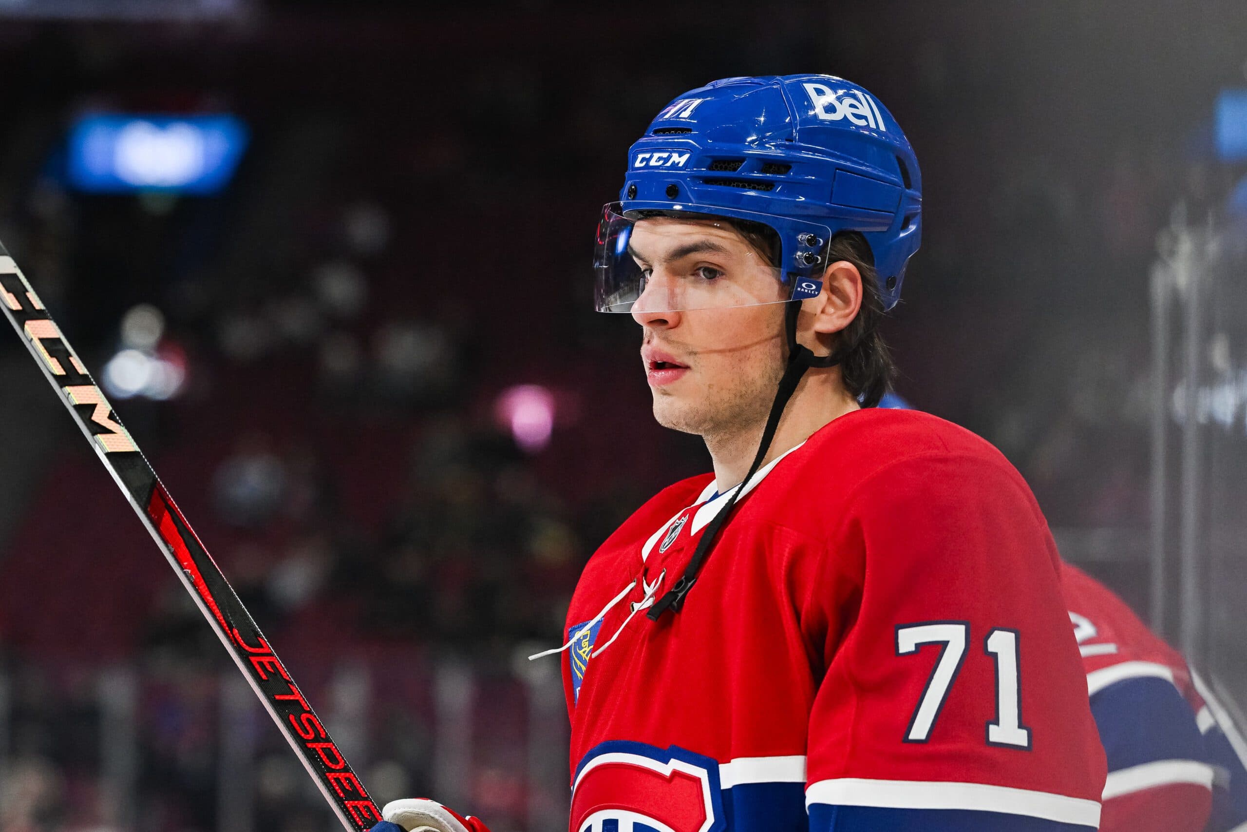 Montreal Canadiens center Jake Evans