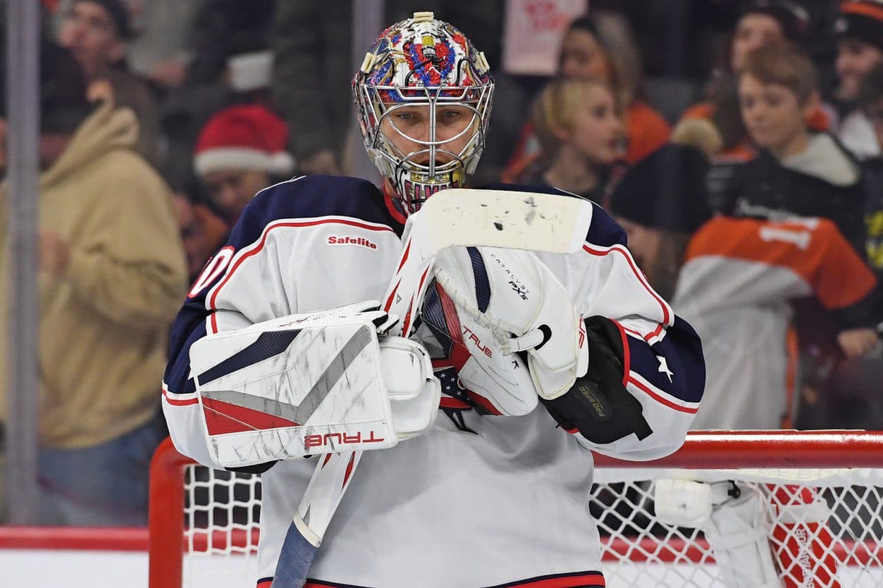 Elvis Merzlikins needs to hit another level for the Blue Jackets