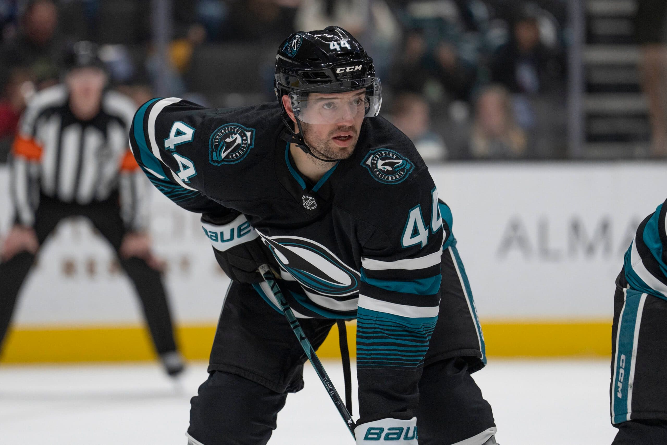 San Jose Sharks defenseman Marc-Edouard Vlasic