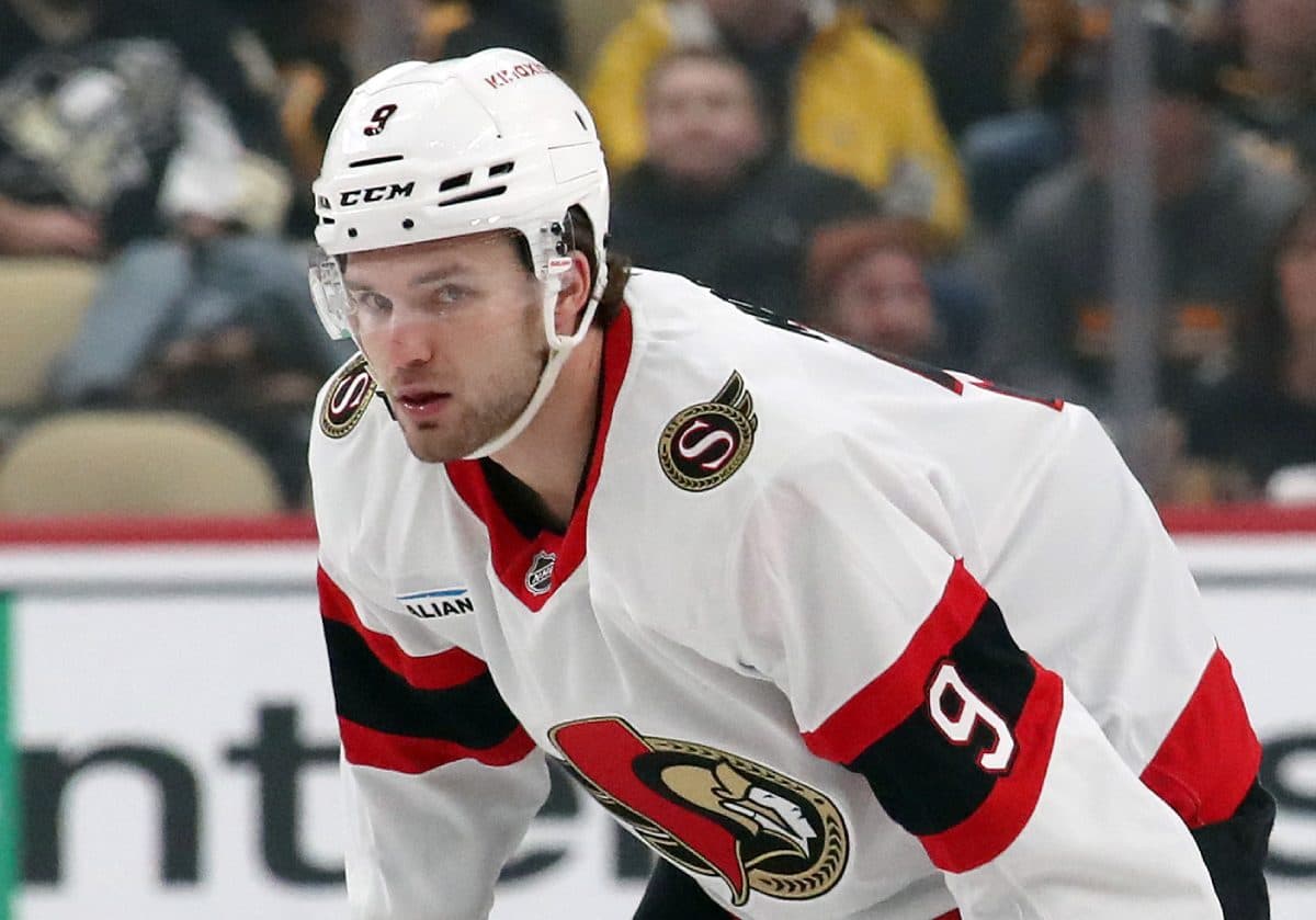 Senators’ Josh Norris to miss time with upper-body injury