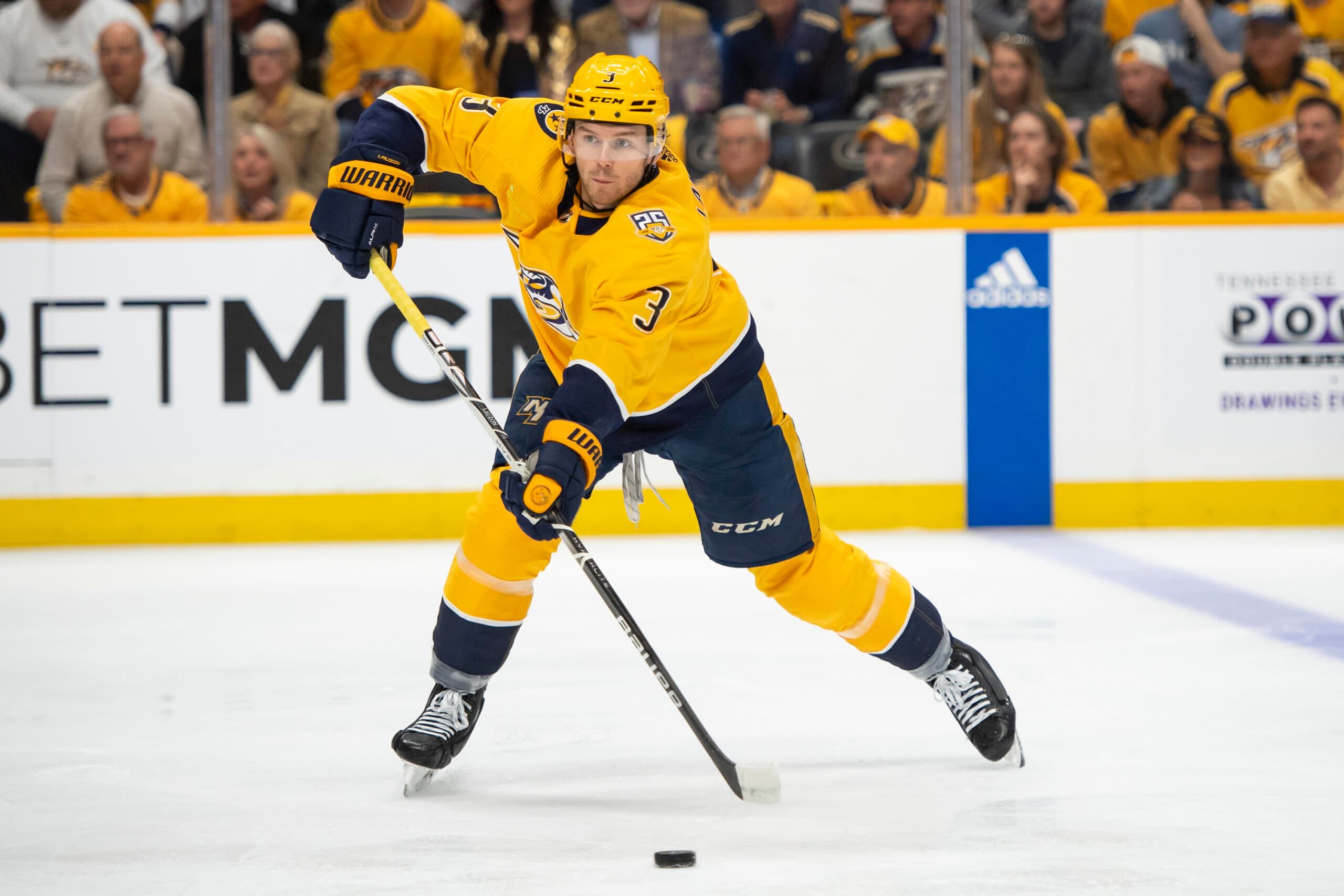 Predators’ Jeremy Lauzon out 4-6 months with lower-body injury