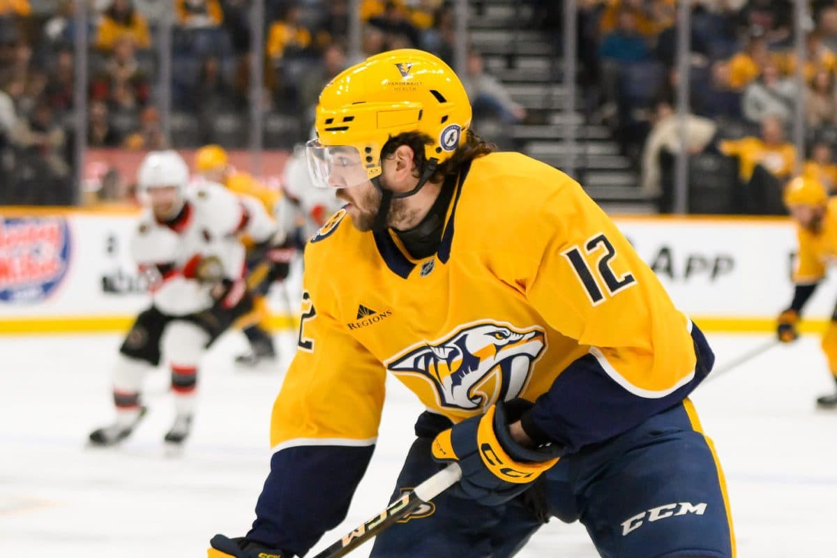 Predators’ place Vinnie Hinostroza on waivers