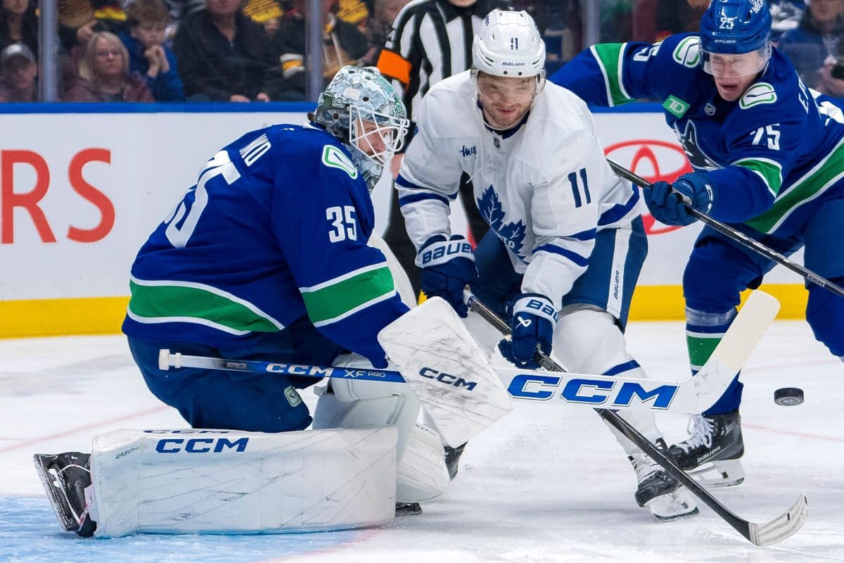 Canucks’ Thatcher Demko leaves game against Maple Leafs