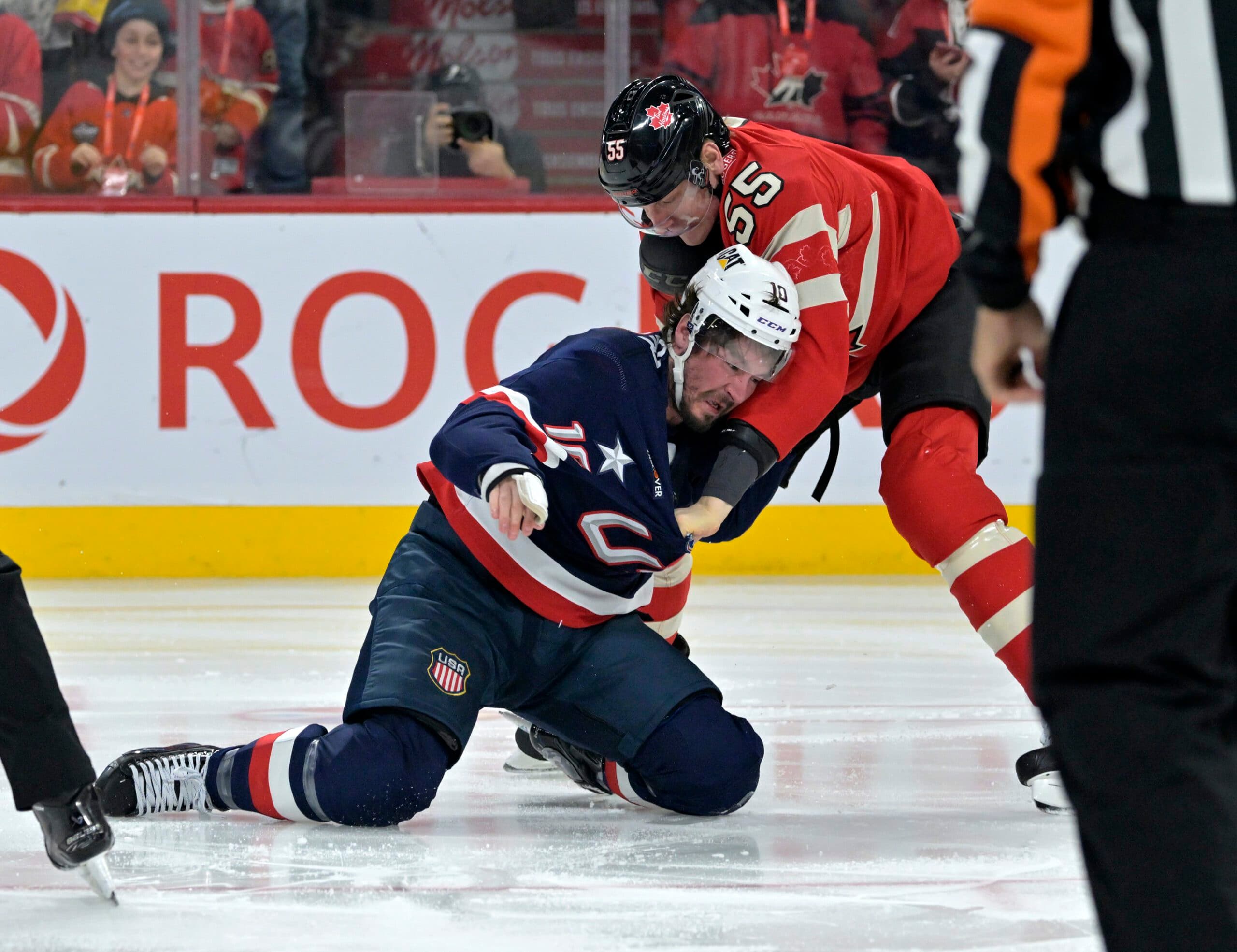 ‘We had to send a message’: Tkachuk brothers, J.T. Miller had group chat to plan physical start against Canada