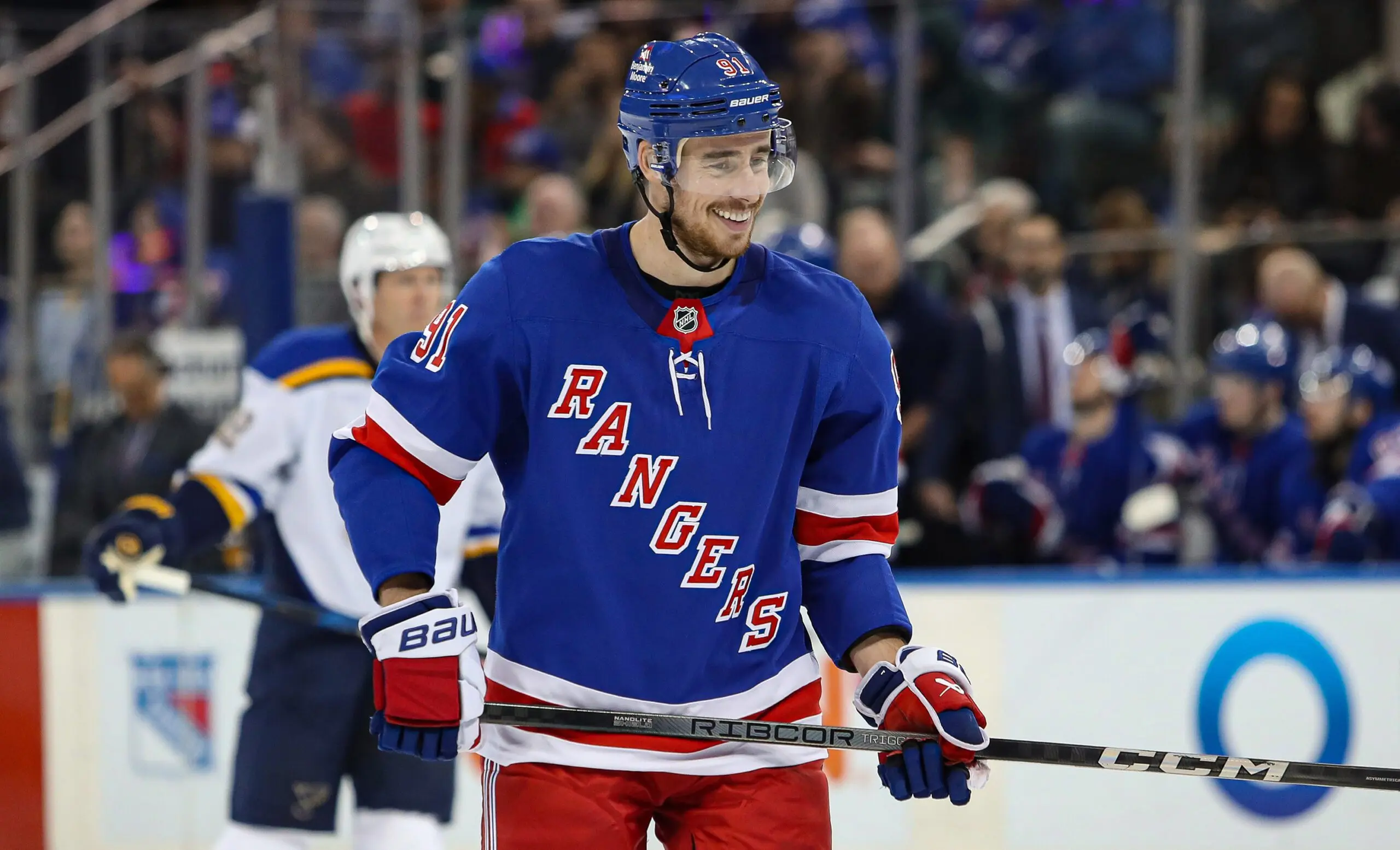 Report: Rangers’ Reilly Smith to sit against Predators for trade-related reasons