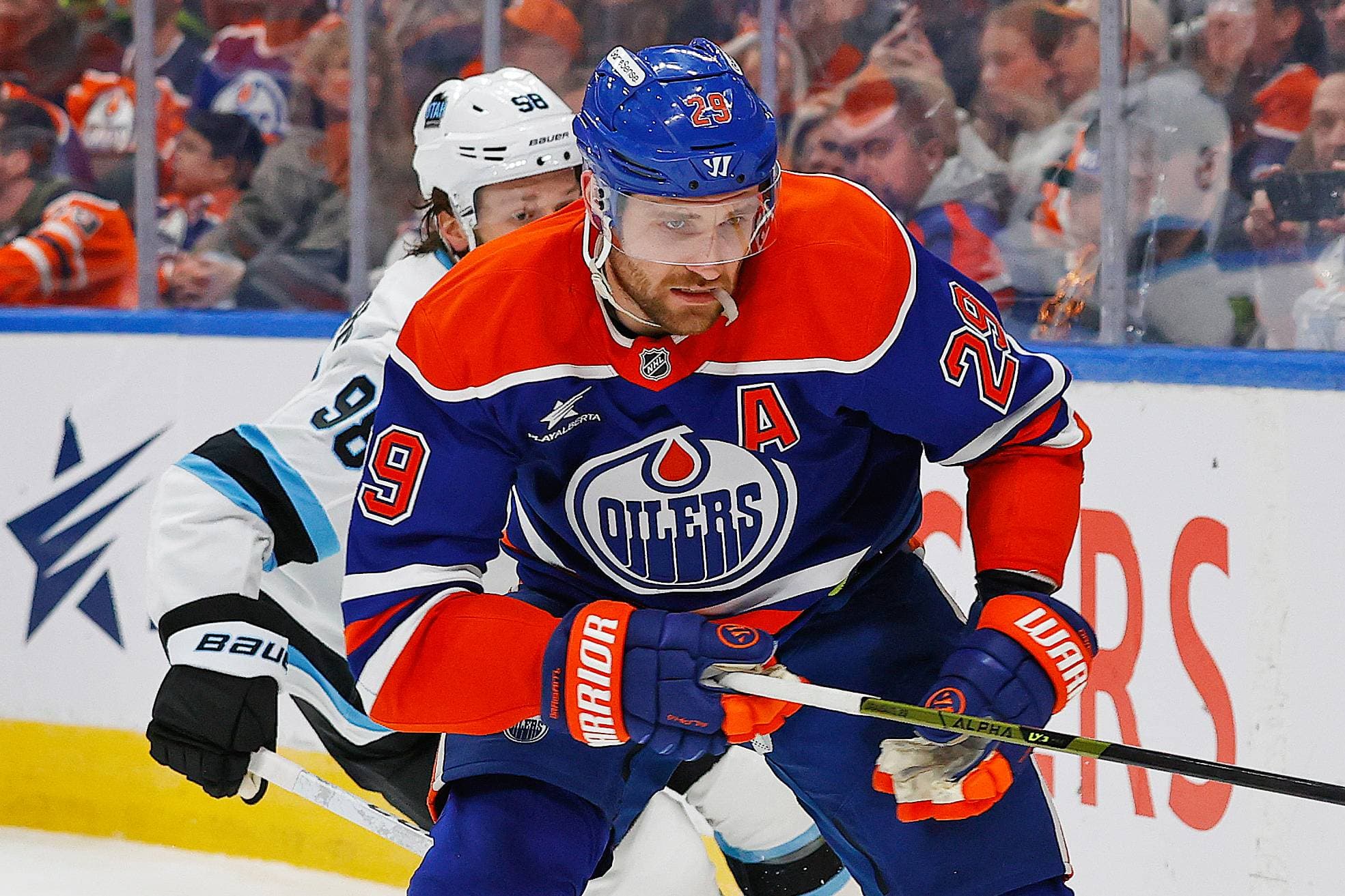 Oilers’ Leon Draisaitl doubtful to play against Jets on Thursday; Evander Kane skates with team