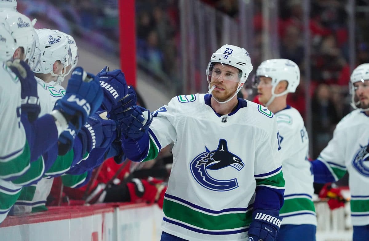 Elias Lindholm made an immediate impact in Canucks’ debut